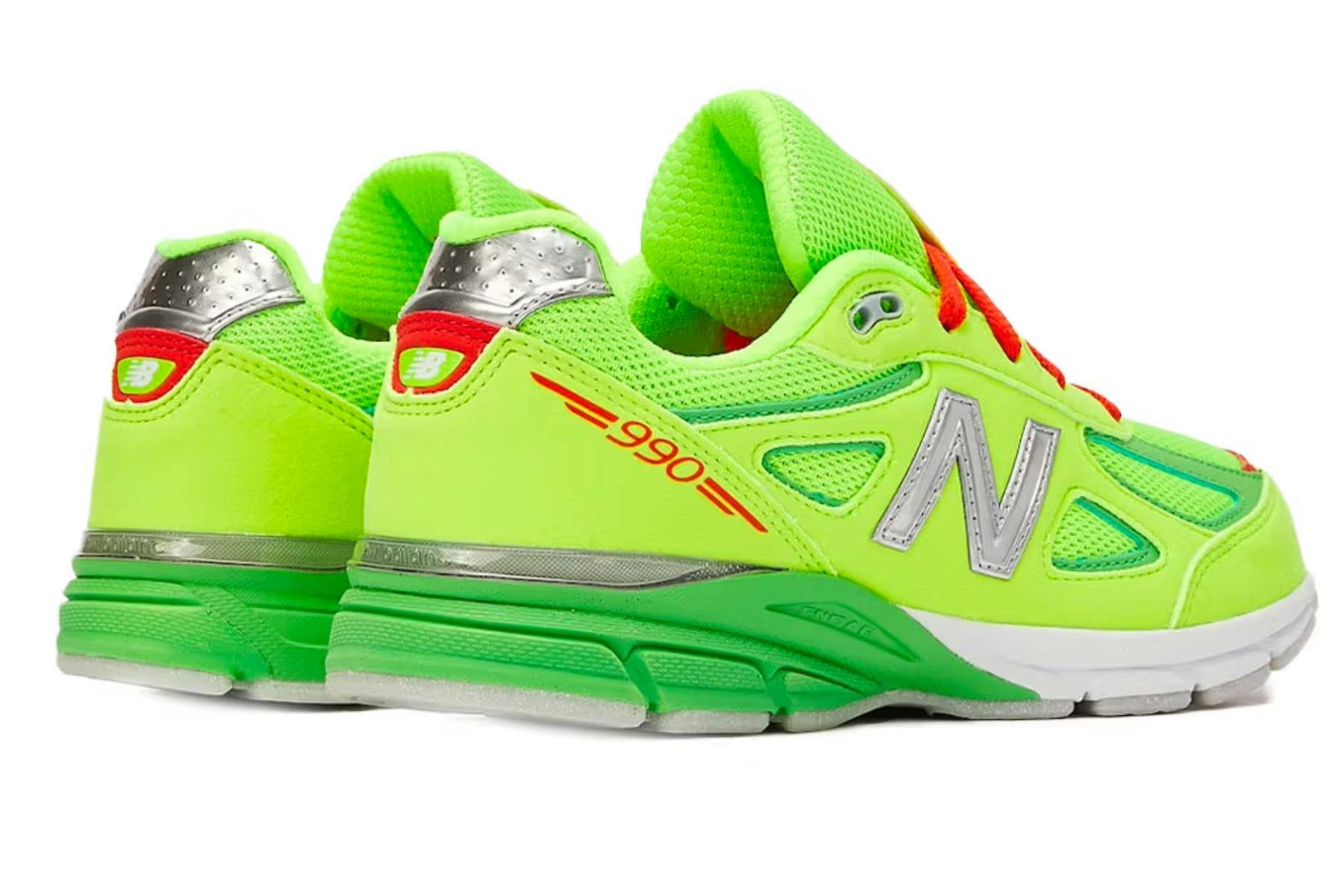 DTLR's "Festive" New Balance 990v4s actually go kinda hard.