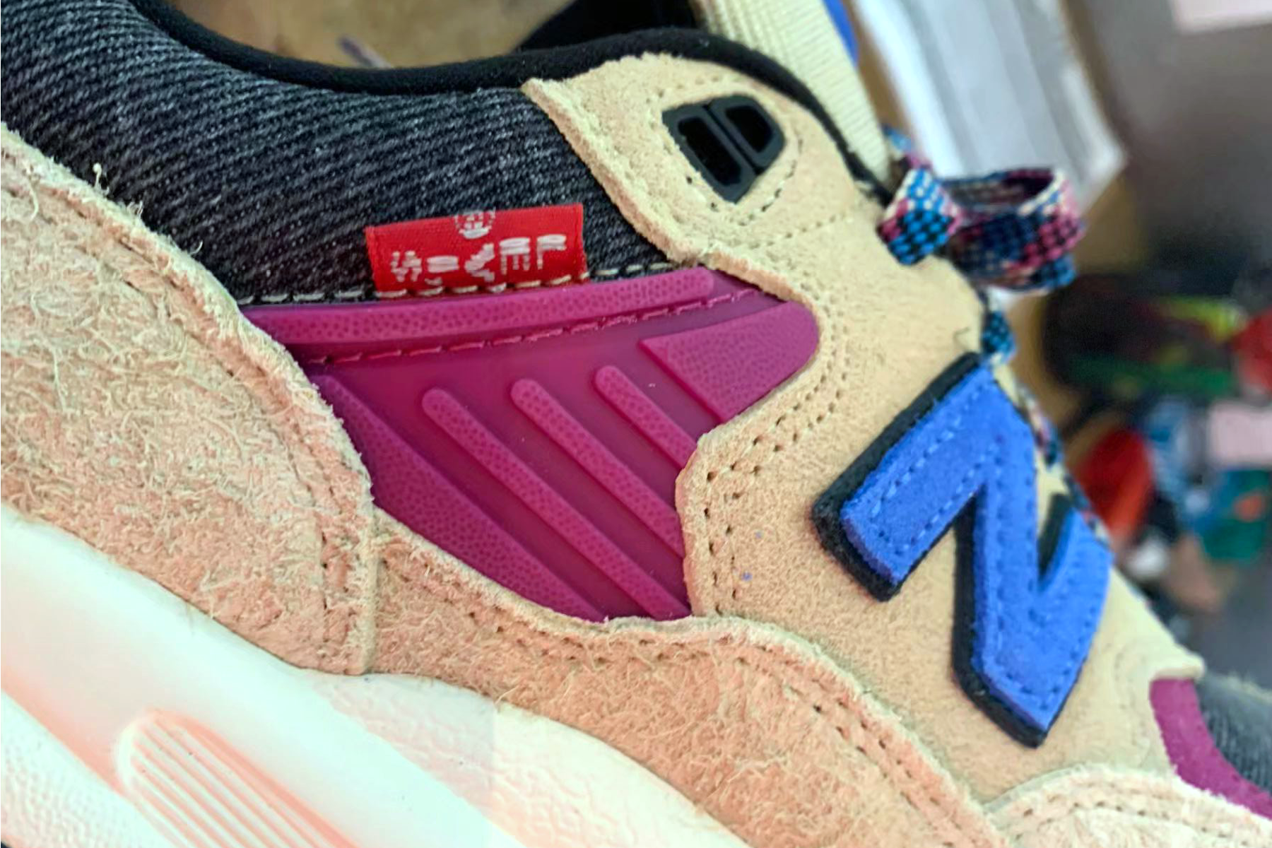 Levi's New Balance 580 Sneaker Collab Is a Colorful Sight
