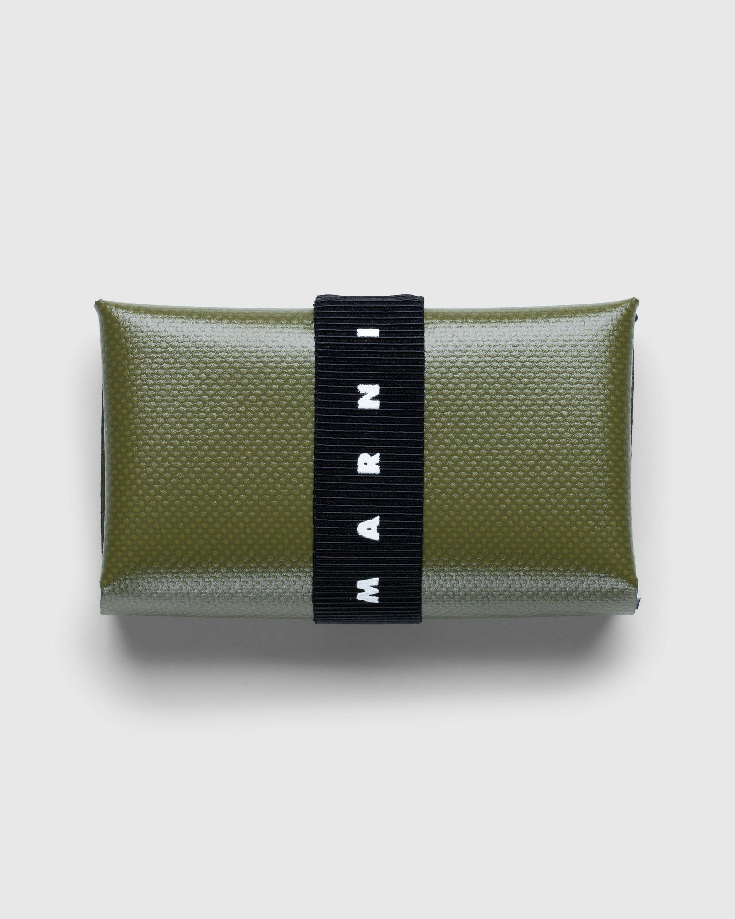 Marni – Tri-Fold Wallet Green | Highsnobiety Shop