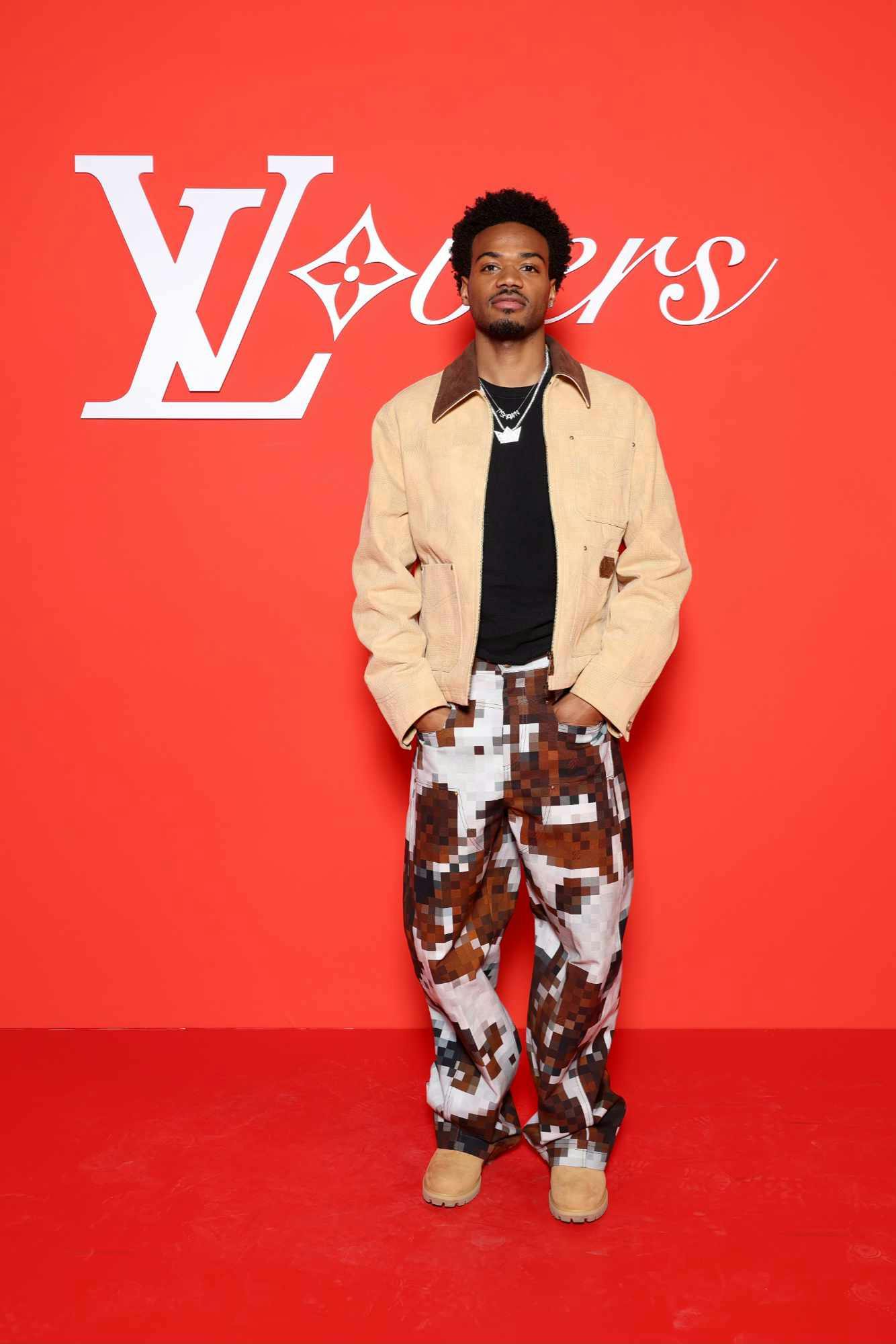 Tyshawn Jones attends Pharrell's Louis Vuitton FW24 runway show