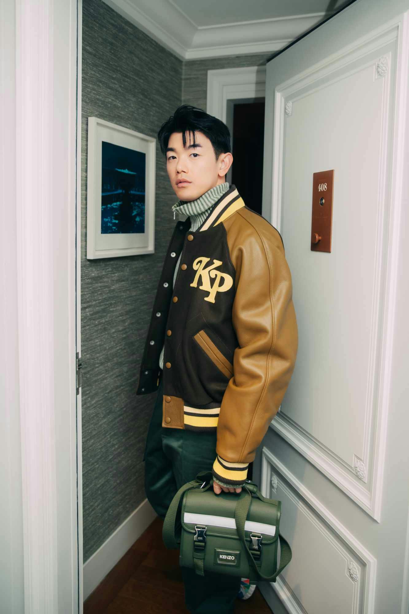 Singer Eric Nam wears KENZO's FW24 menswear collection