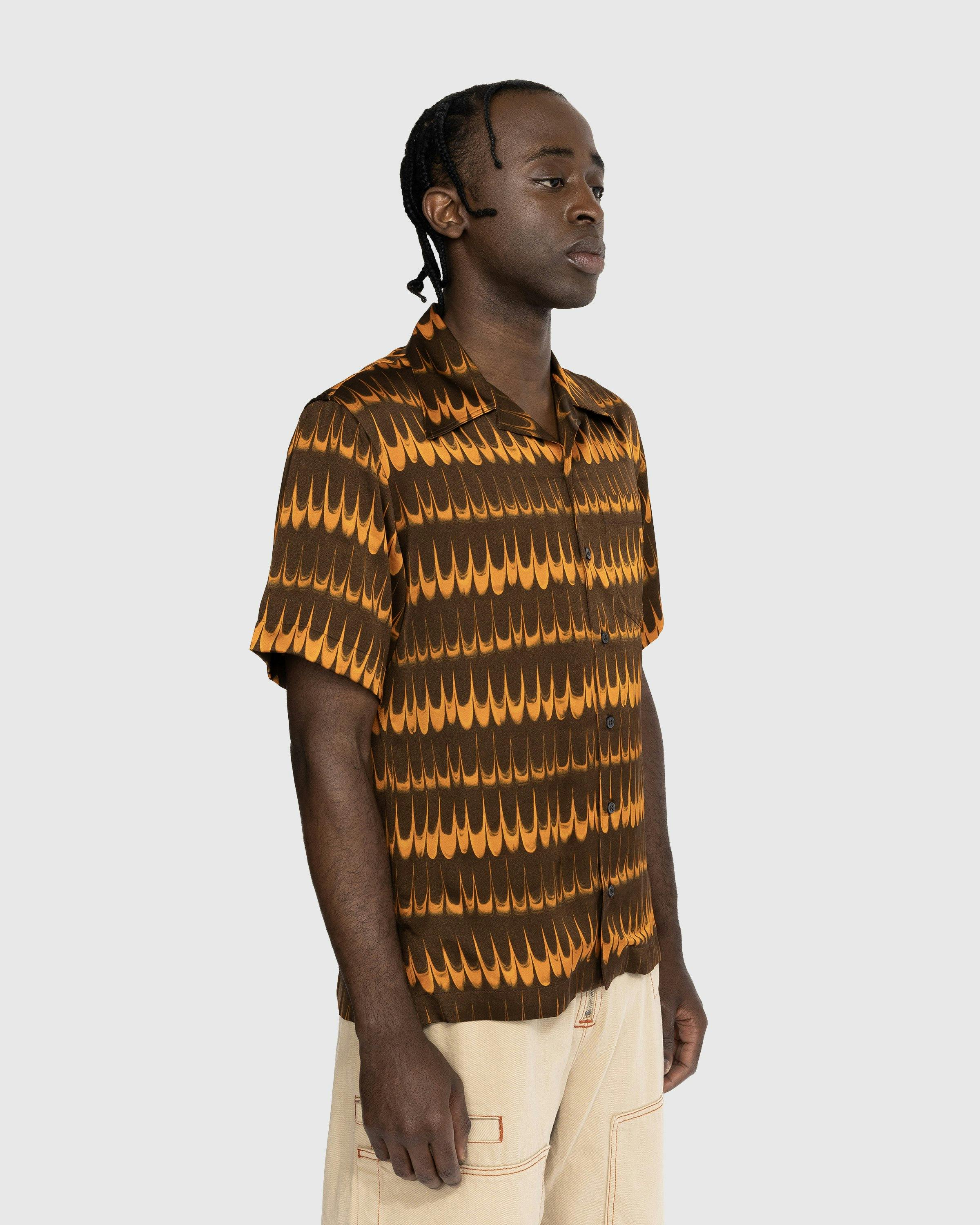 Wales Bonner - Rhythm Shirt Brown - Clothing - Brown - Image 4