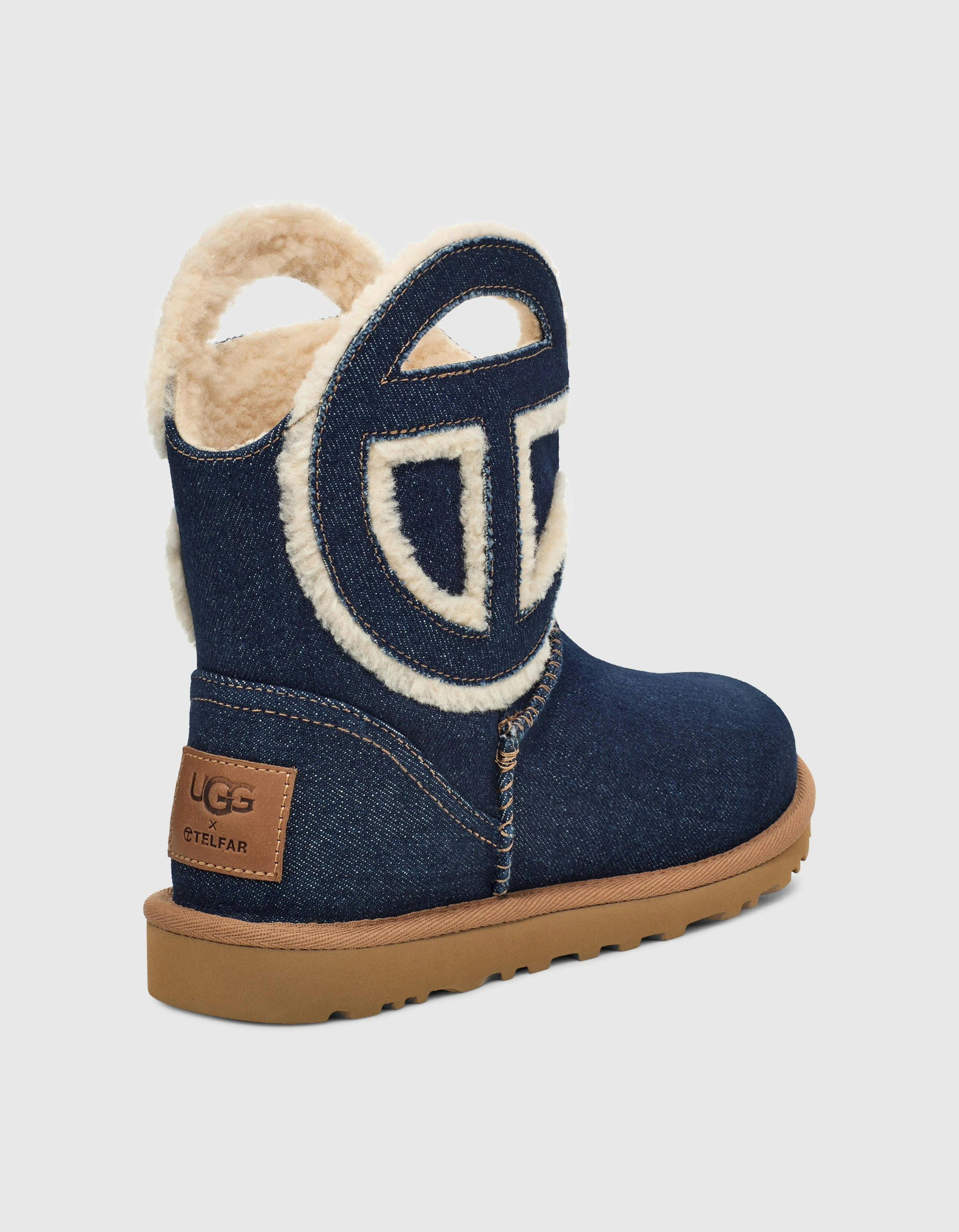 Ugg x Telfar - LOGO MINI BOOT 2 - Footwear - Blue - Image 6