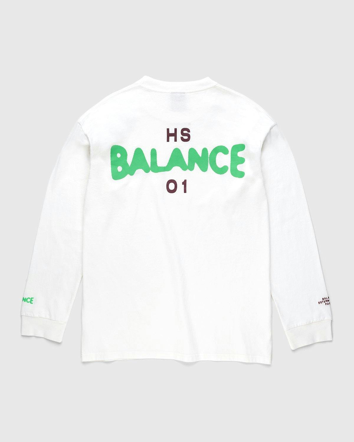 Highsnobiety - HS Sports Balance Longsleeve White - Clothing - White - Image 1