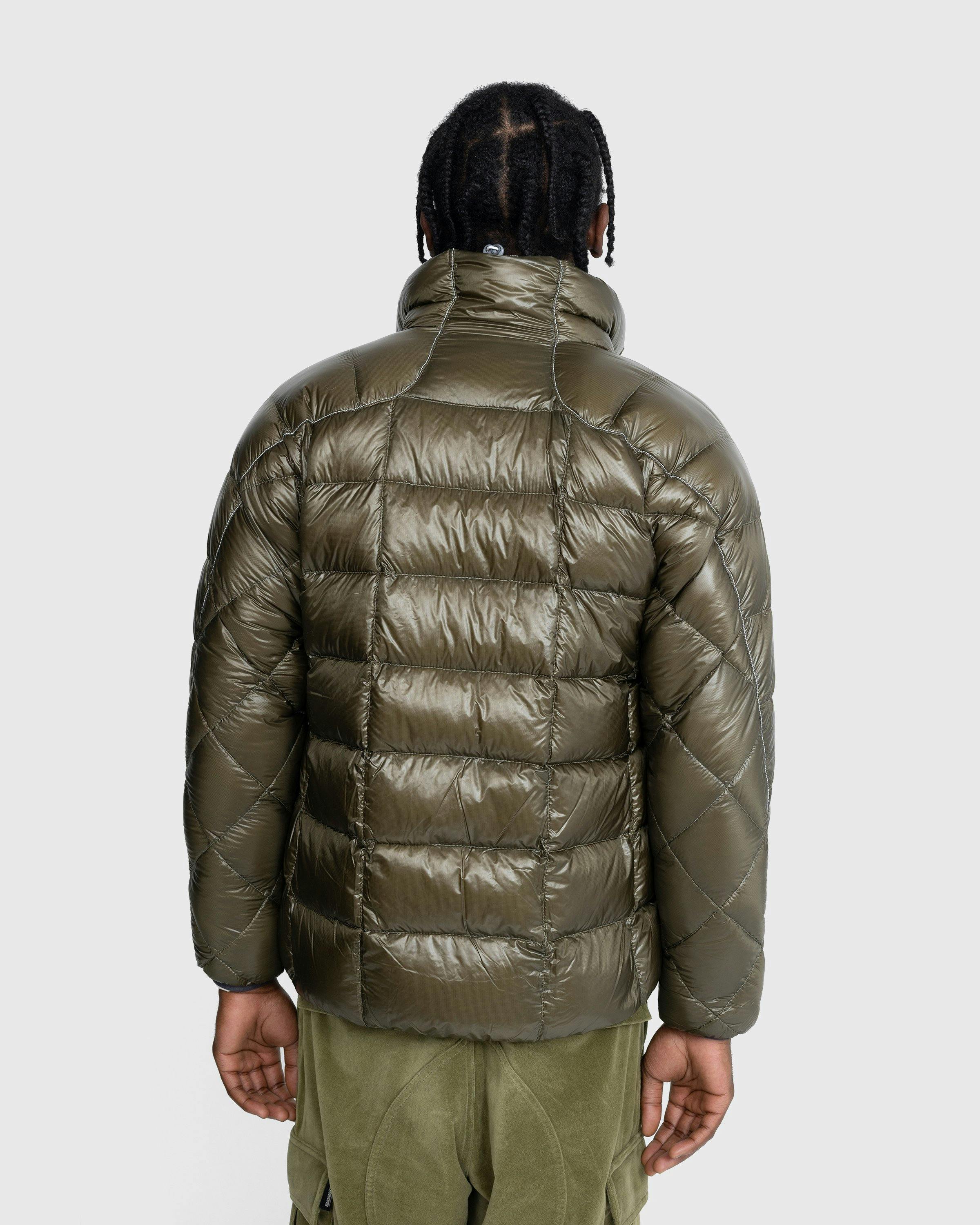 And Wander - Diamond Stitch Down Jacket Khaki - Clothing - Green - Image 4