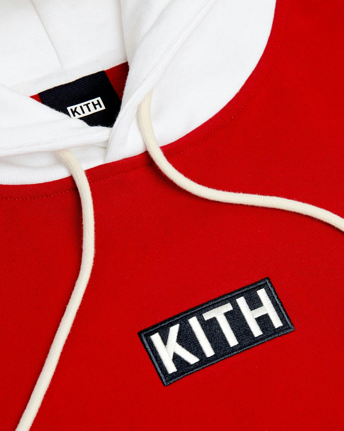 Kith - RED COLORBLOCK HOODIE - Clothing - Red - Image 2