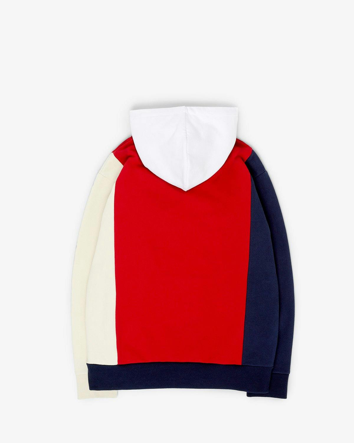 Kith - RED COLORBLOCK HOODIE - Clothing - Red - Image 3