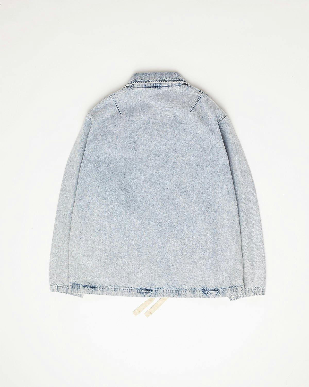 Acne Studios - Half-Zip Denim Anorak Washed Light Blue - Clothing - Blue - Image 2