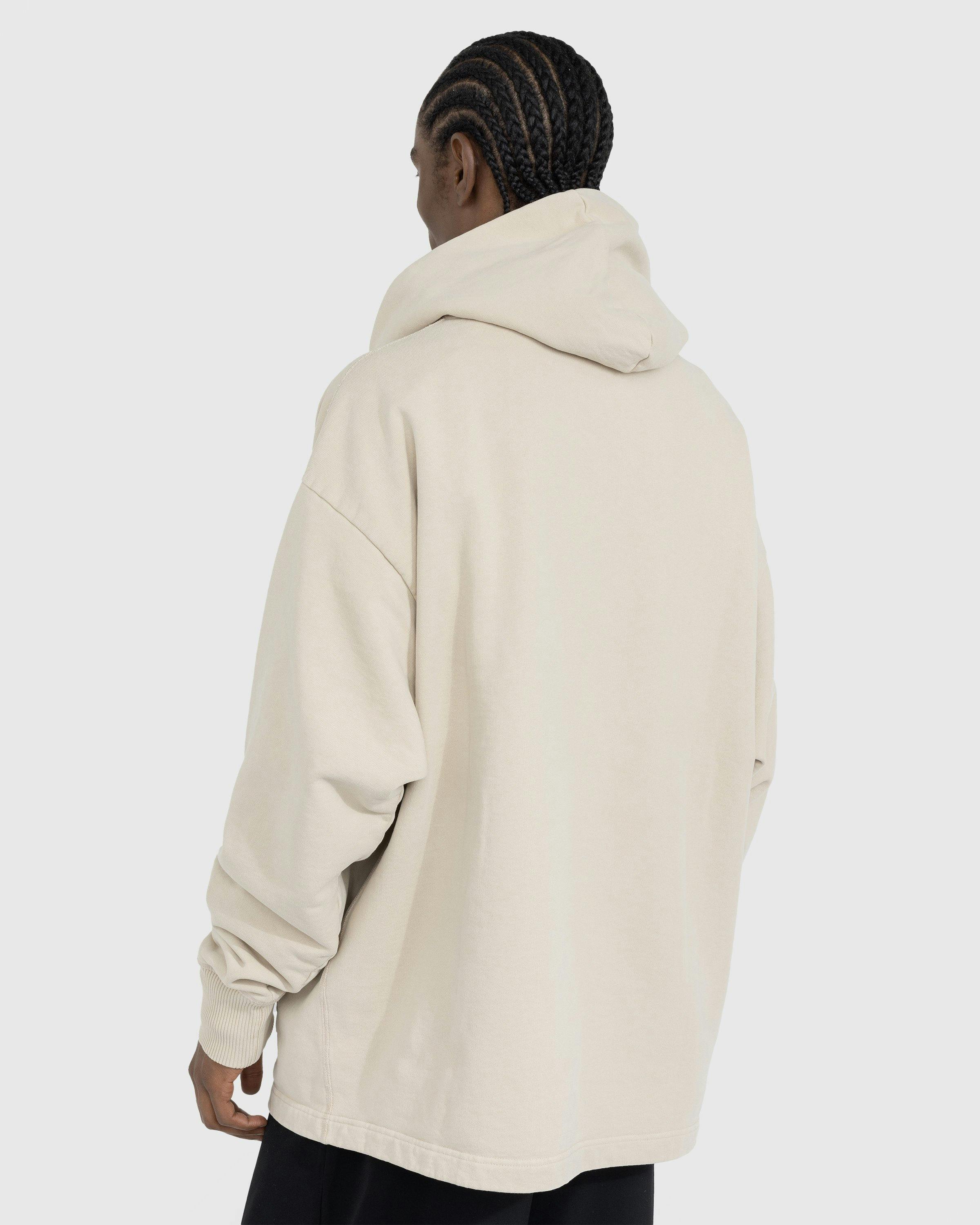 Acne Studios - Organic Cotton Logo Hoodie Champagne Beige - Clothing - Beige - Image 3