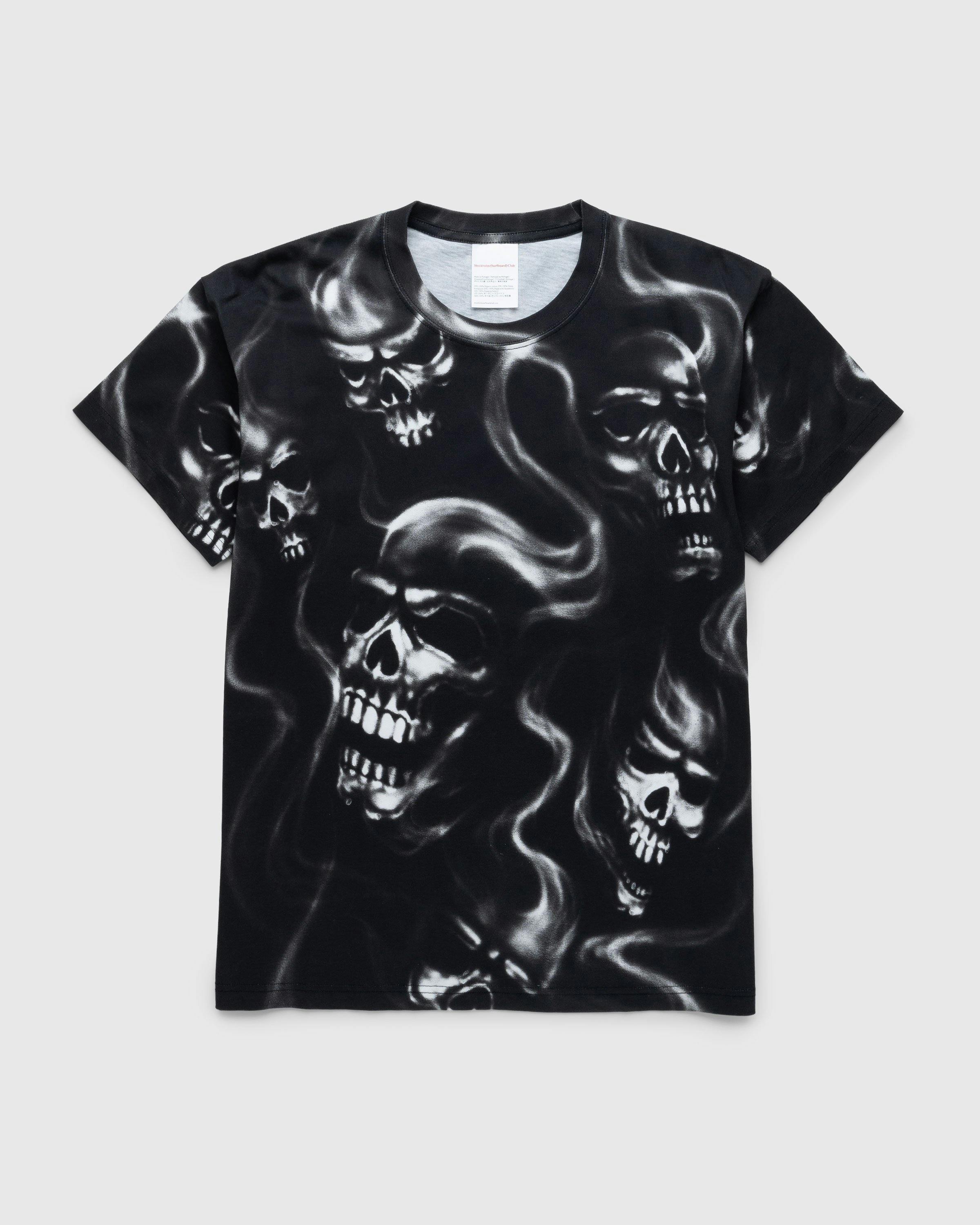 Stockholm Surfboard Club – Alko Airbrush Skull T-Shirt Black | Highsnobiety  Shop