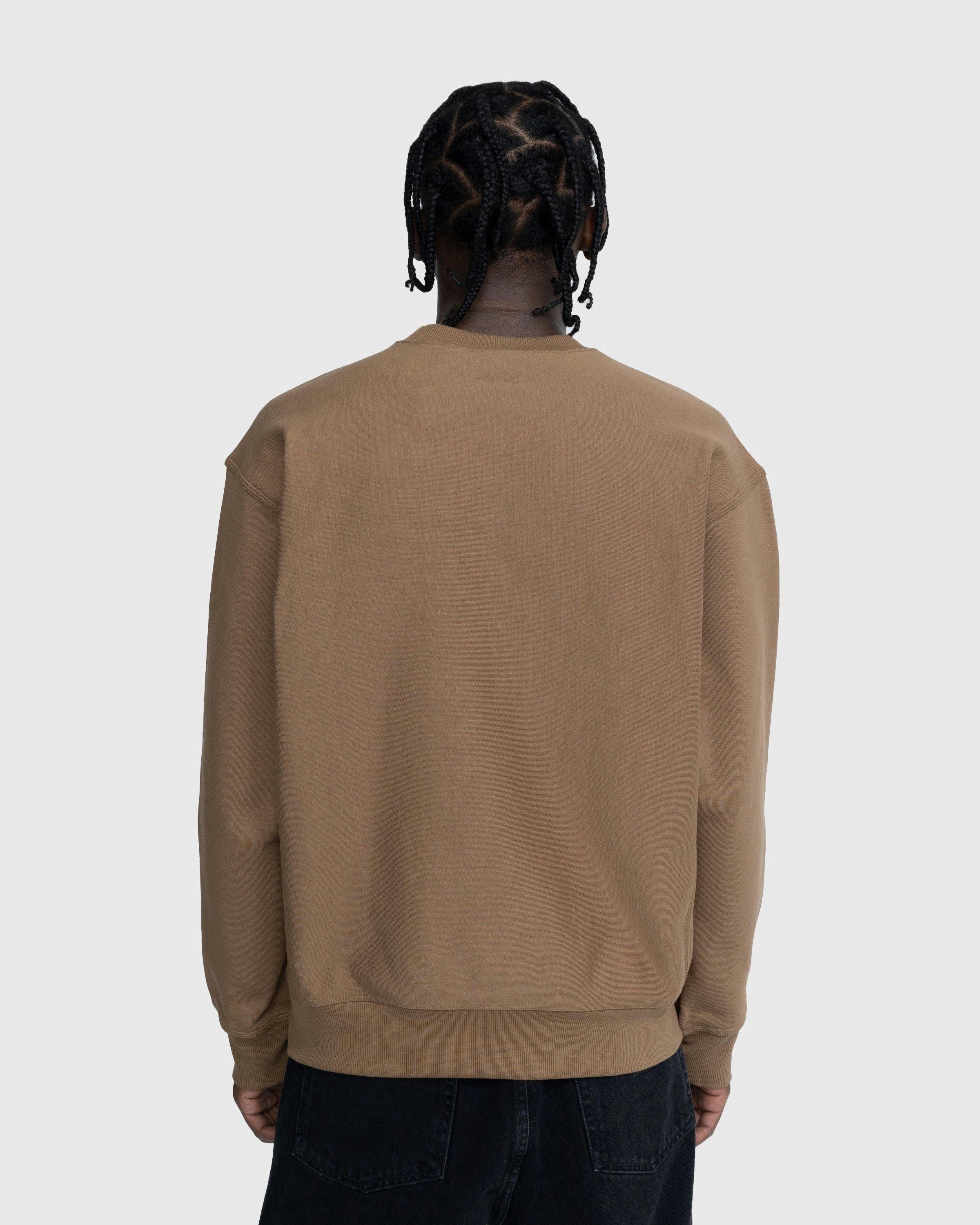 Carhartt WIP - American Script Sweatshirt Buffalo - Clothing - Brown - Image 3