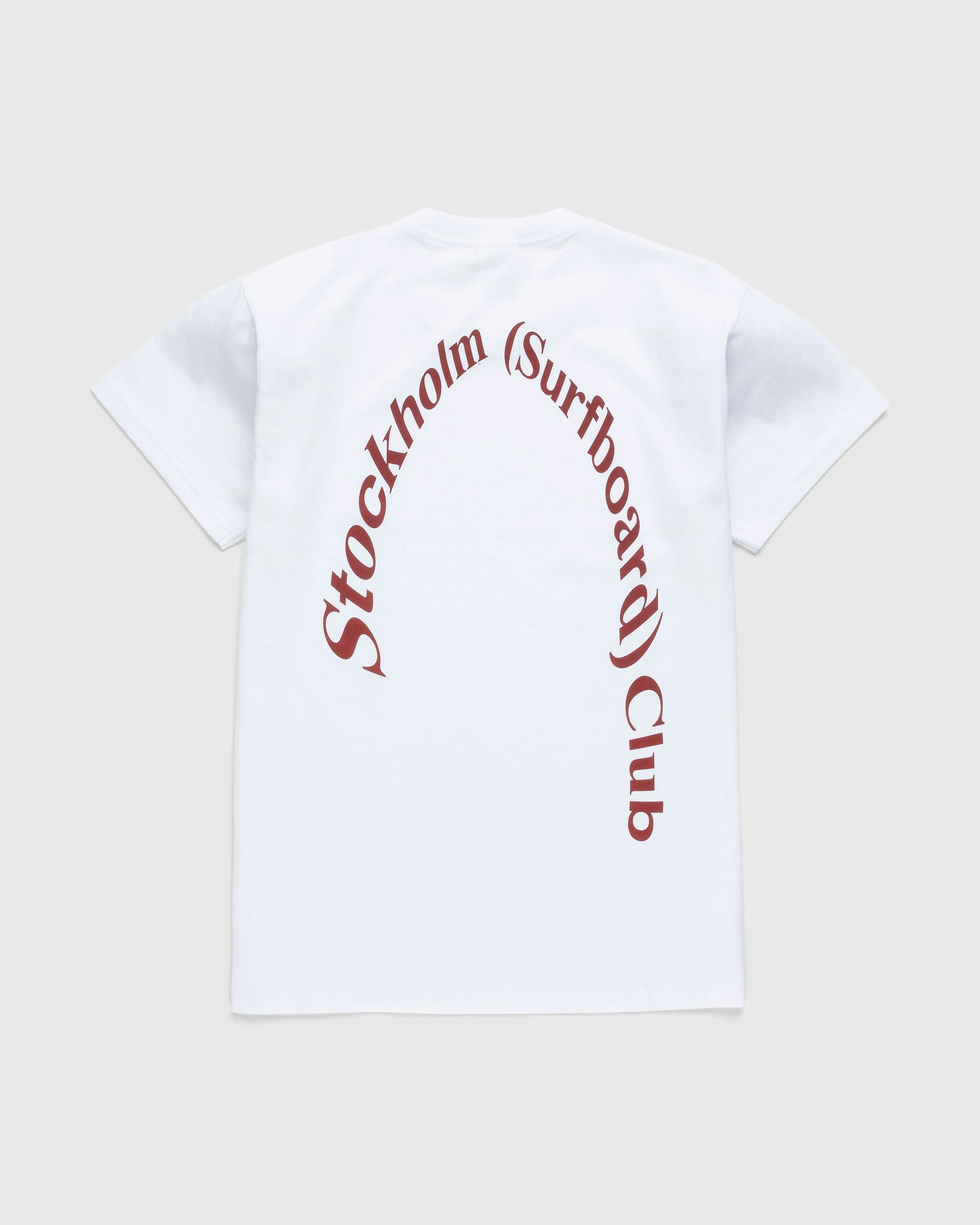 Stockholm Surfboard Club - Logo T-Shirt White - Clothing - White - Image 1