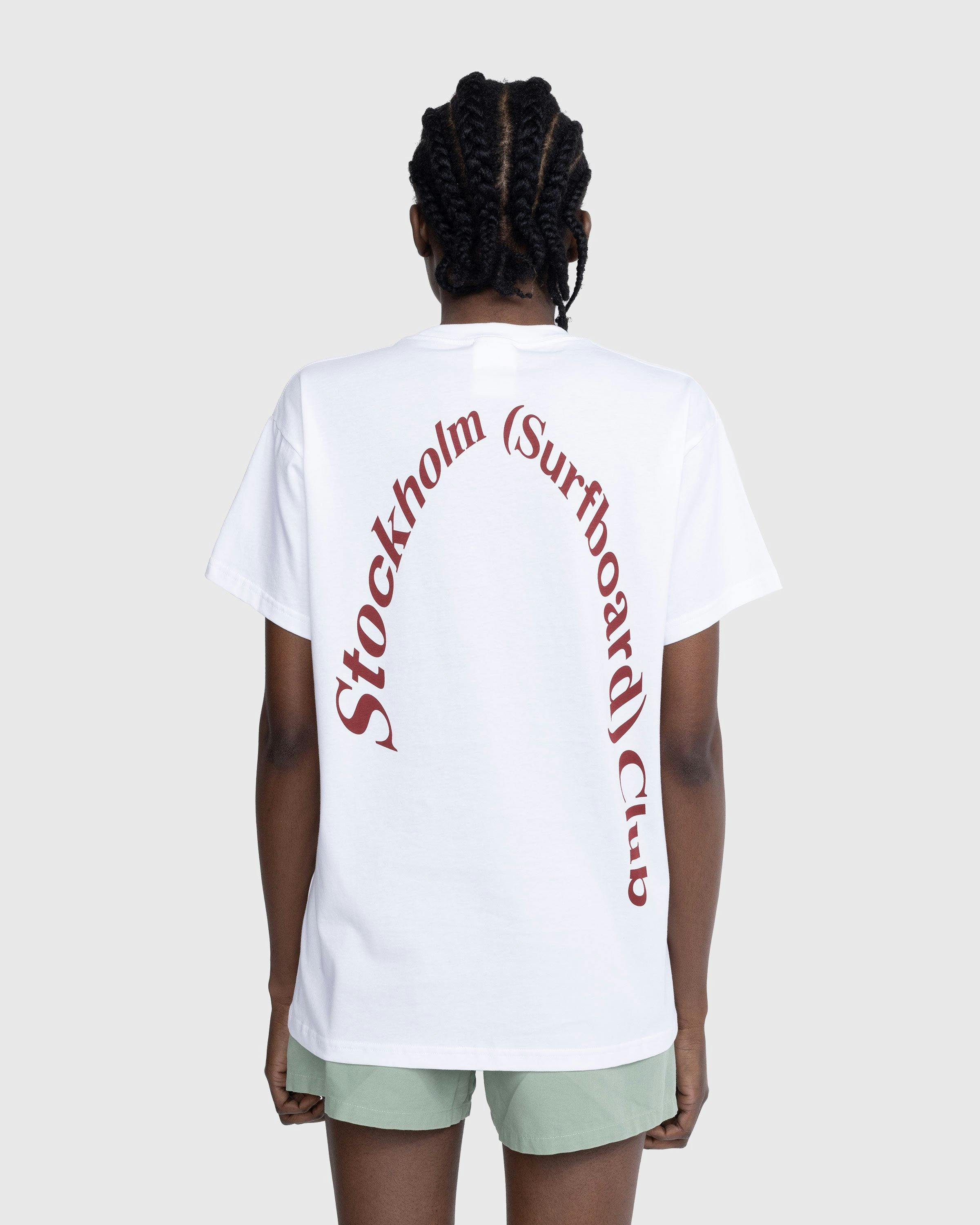 Stockholm Surfboard Club - Logo T-Shirt White - Clothing - White - Image 3