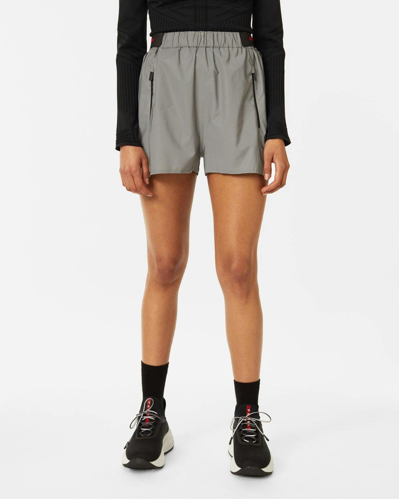 Prada - Women's Reflective Shorts - Clothing - Grey - Image 2