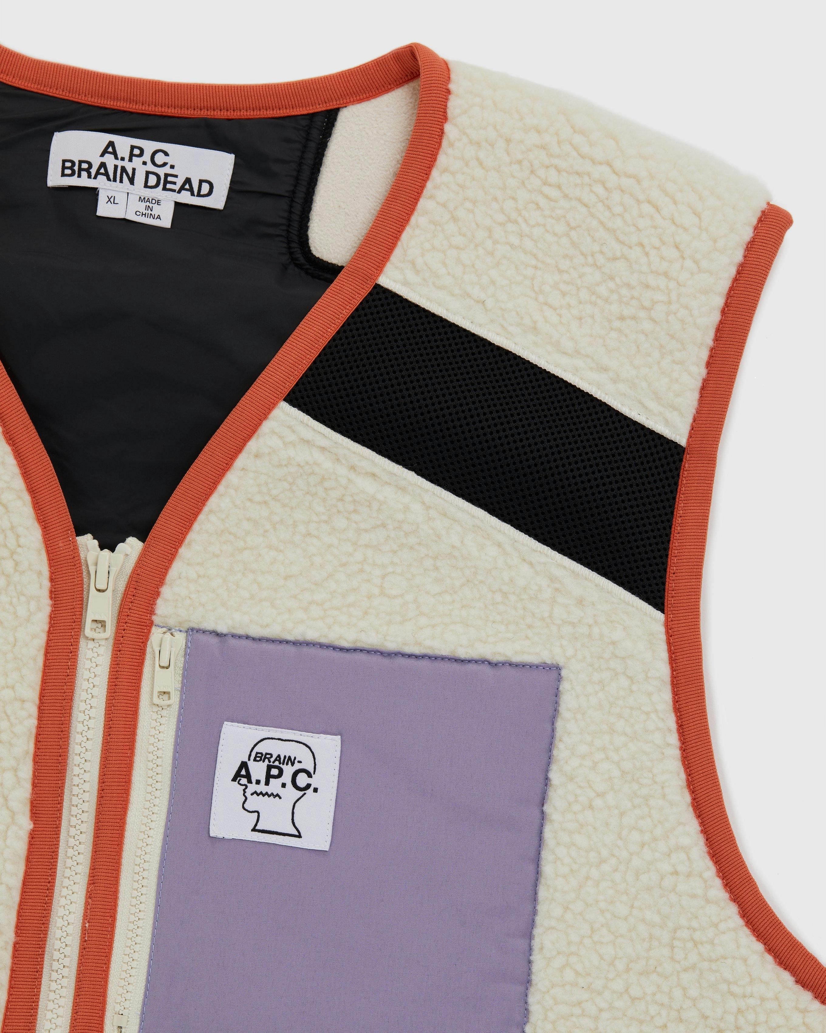 Brain Dead x A.P.C. - Raw Gilet Jo - Clothing - Beige - Image 4