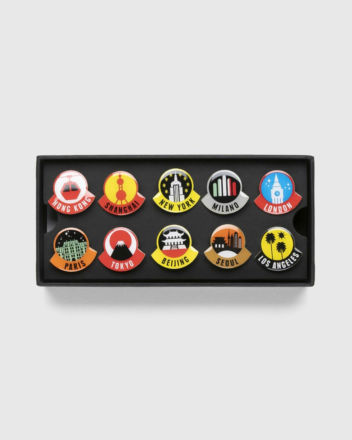 Moncler Genius - City Patch Pin Set Multi - Accessories - Multi - Image 1