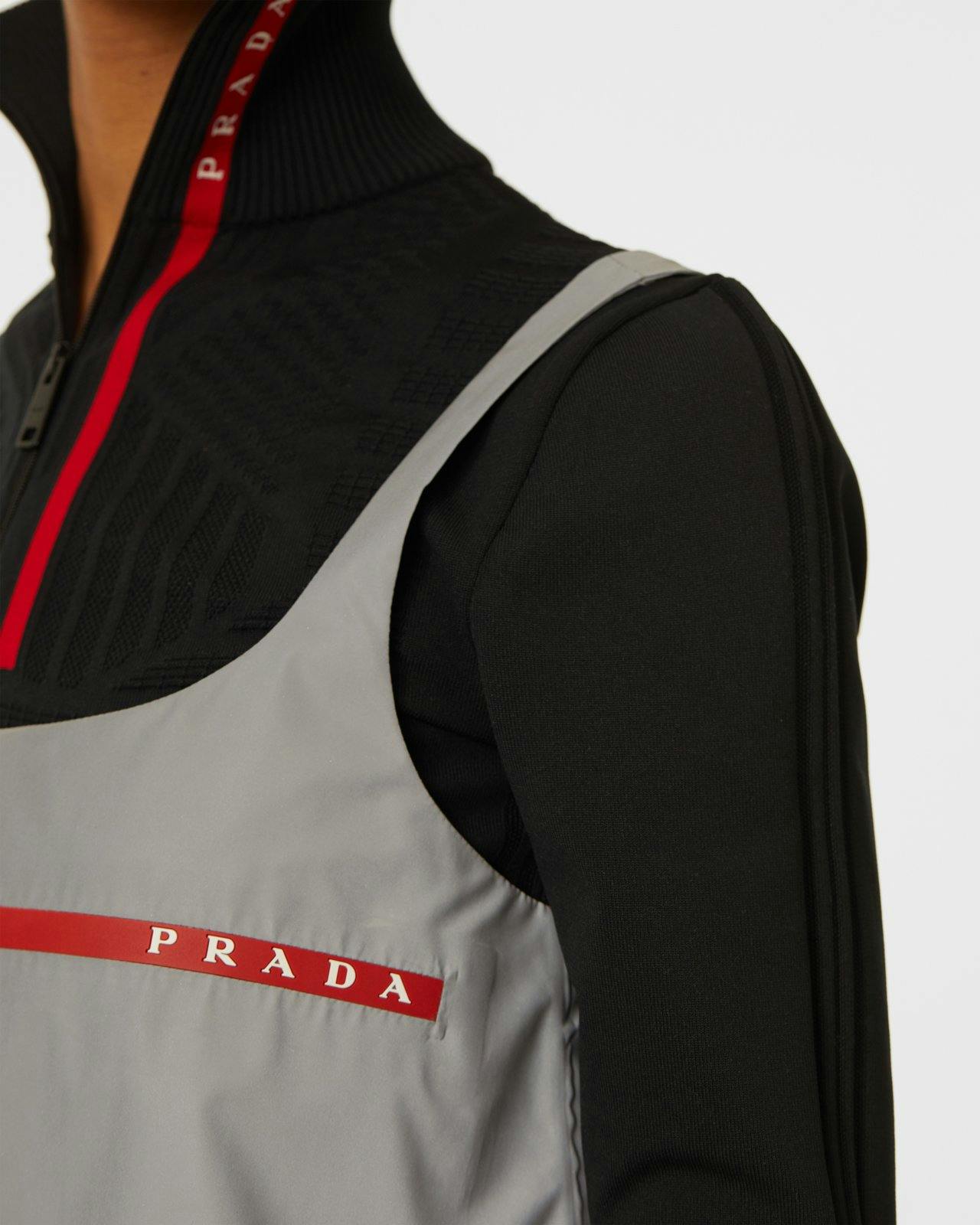 Prada - Women's Reflective Nylon Top - Clothing - Grey - Image 3