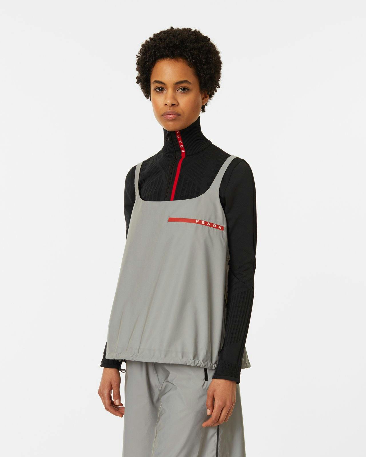 Prada - Women's Reflective Nylon Top - Clothing - Grey - Image 6