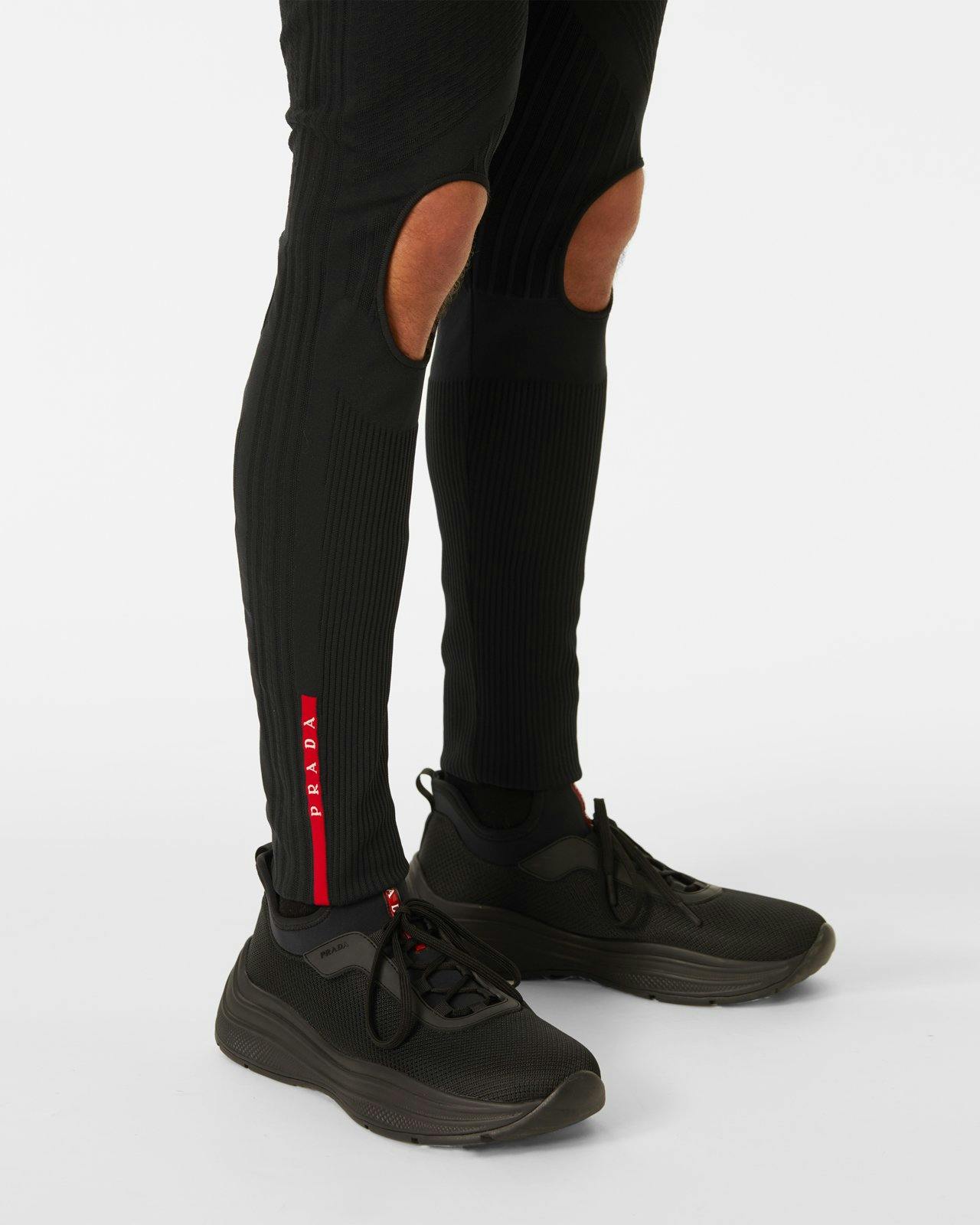 Prada - Knitted Nylon Leggings - Clothing - Black - Image 2