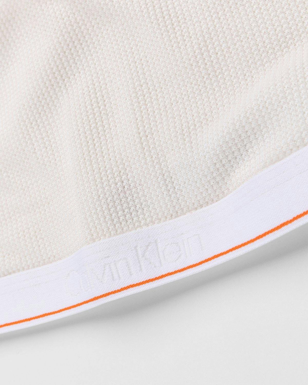 Heron Preston x Calvin Klein - Womens Unlined Bralette Chalk - Clothing - White - Image 3