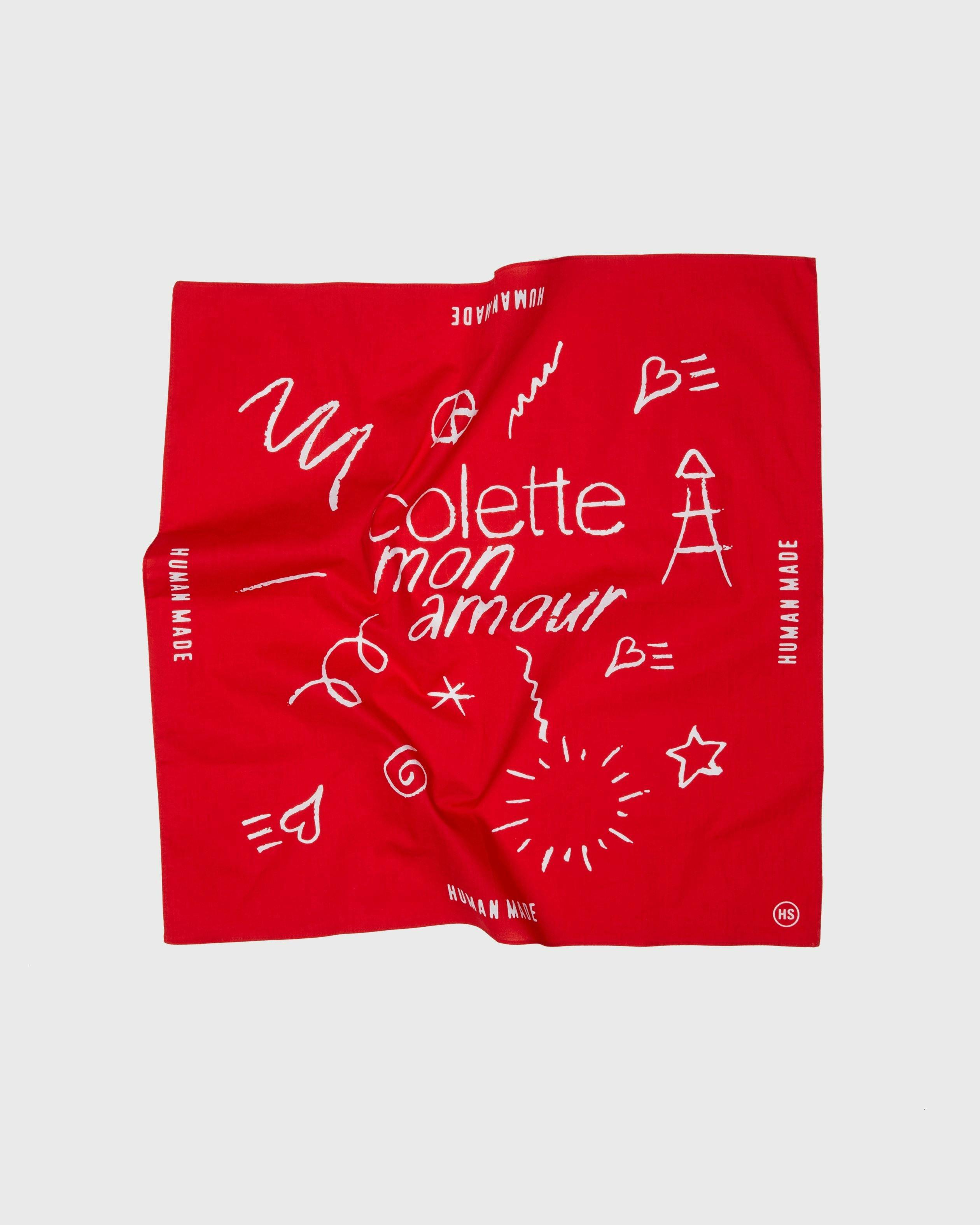 Colette Mon Amour x Human Made - Bandana Red - Accessories - Red - Image 1