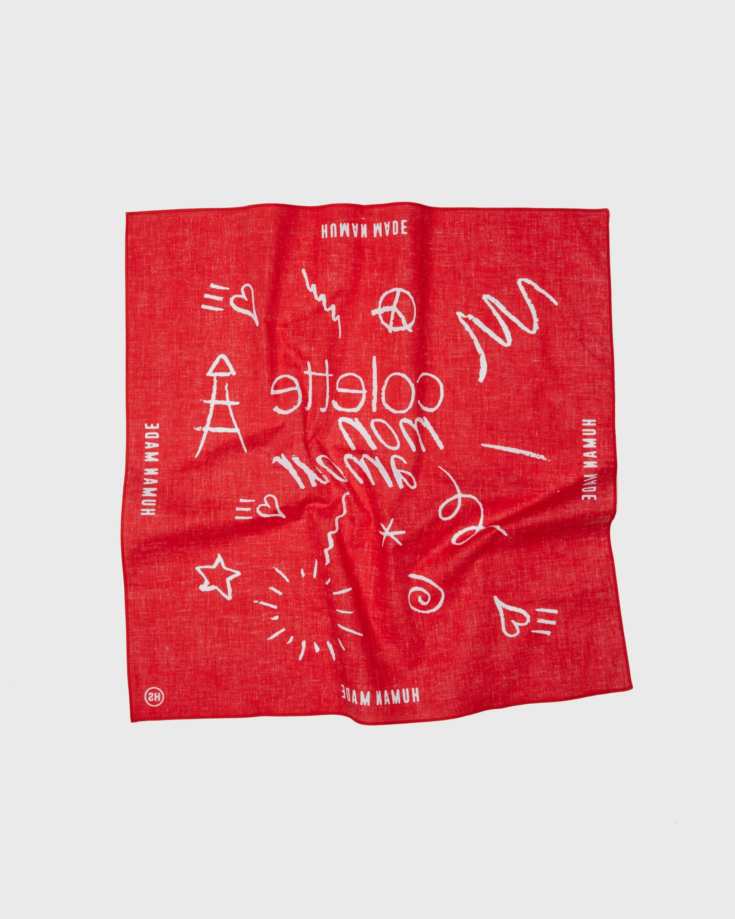 Colette Mon Amour x Human Made - Bandana Red - Accessories - Red - Image 2