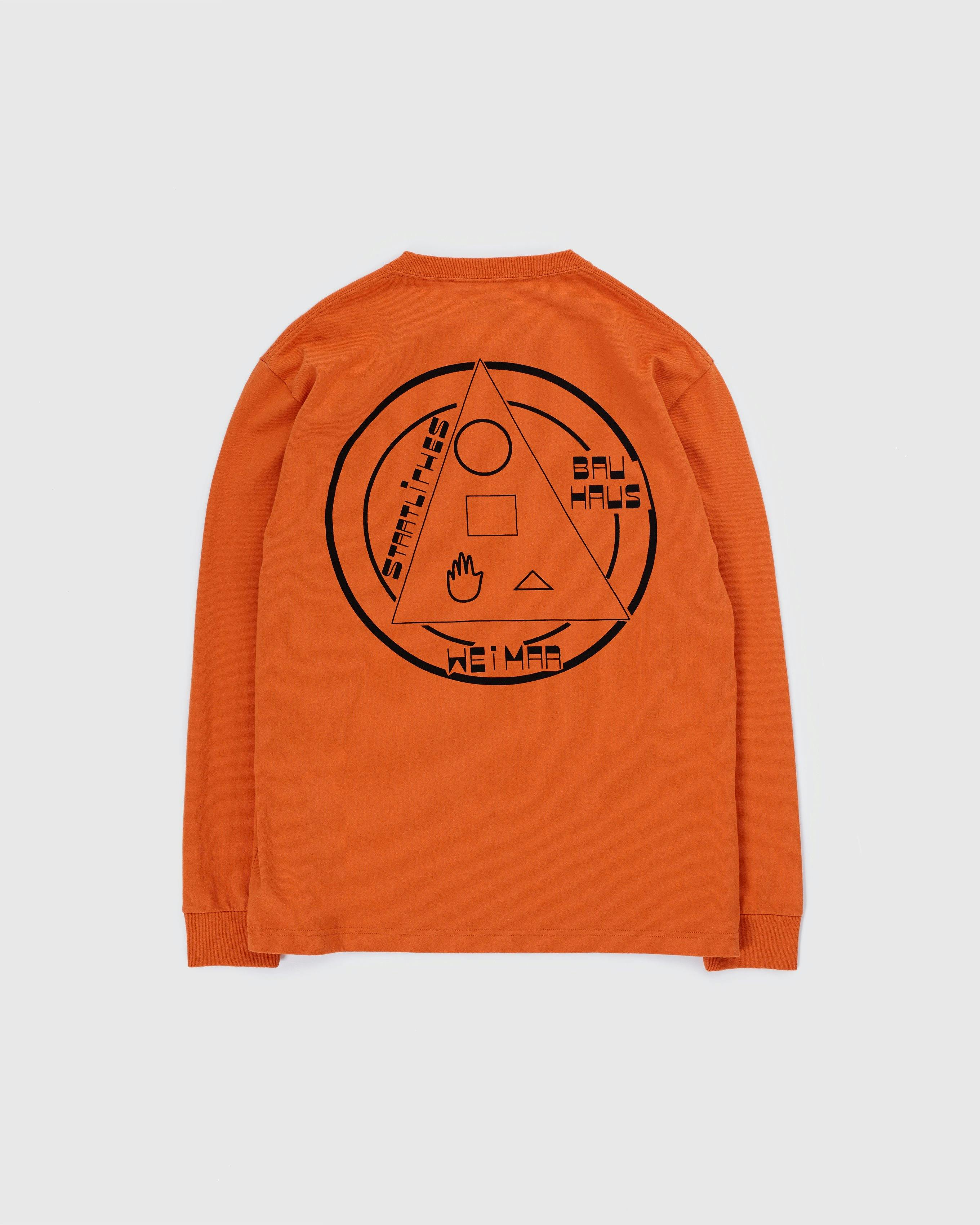 Bauhaus Archiv x Highsnobiety - Bauhaus Archives 1919 Long Sleeve Orange - Clothing - Orange - Image 2