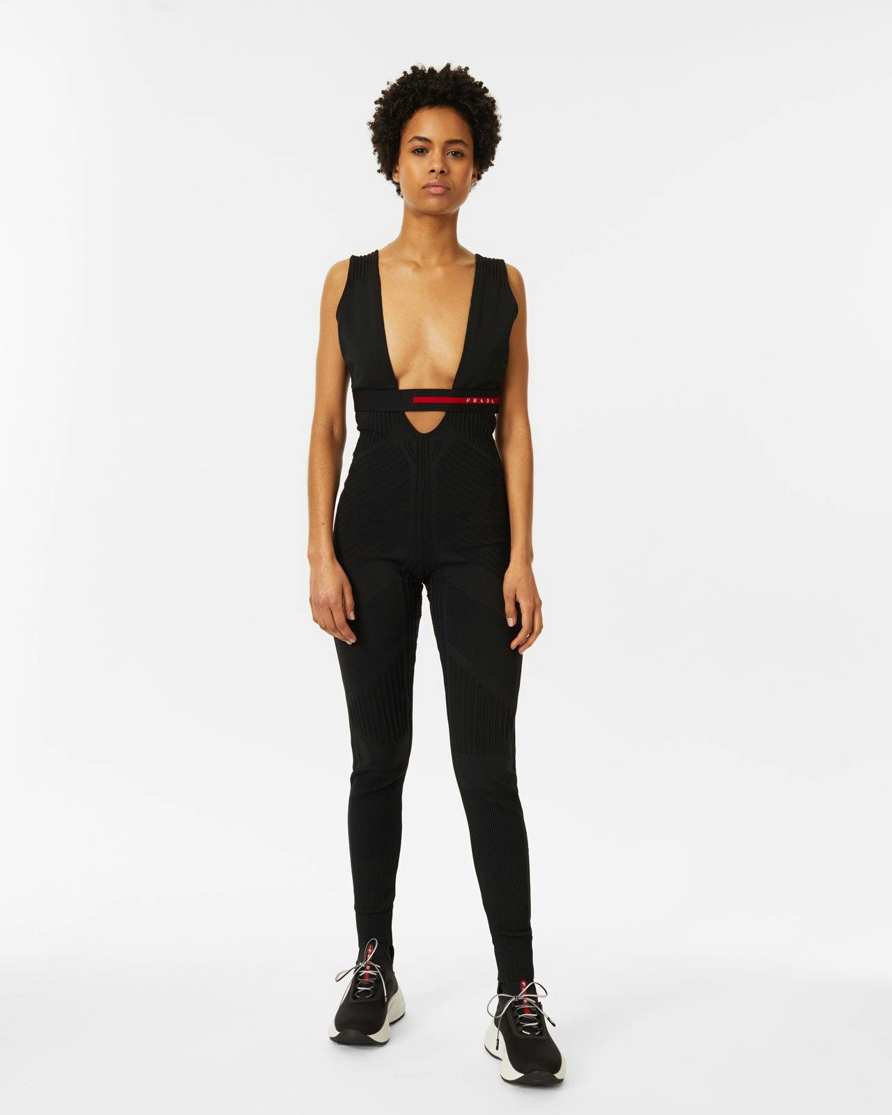 Prada Knitted Nylon Jumpsuit Black Highsnobiety Shop