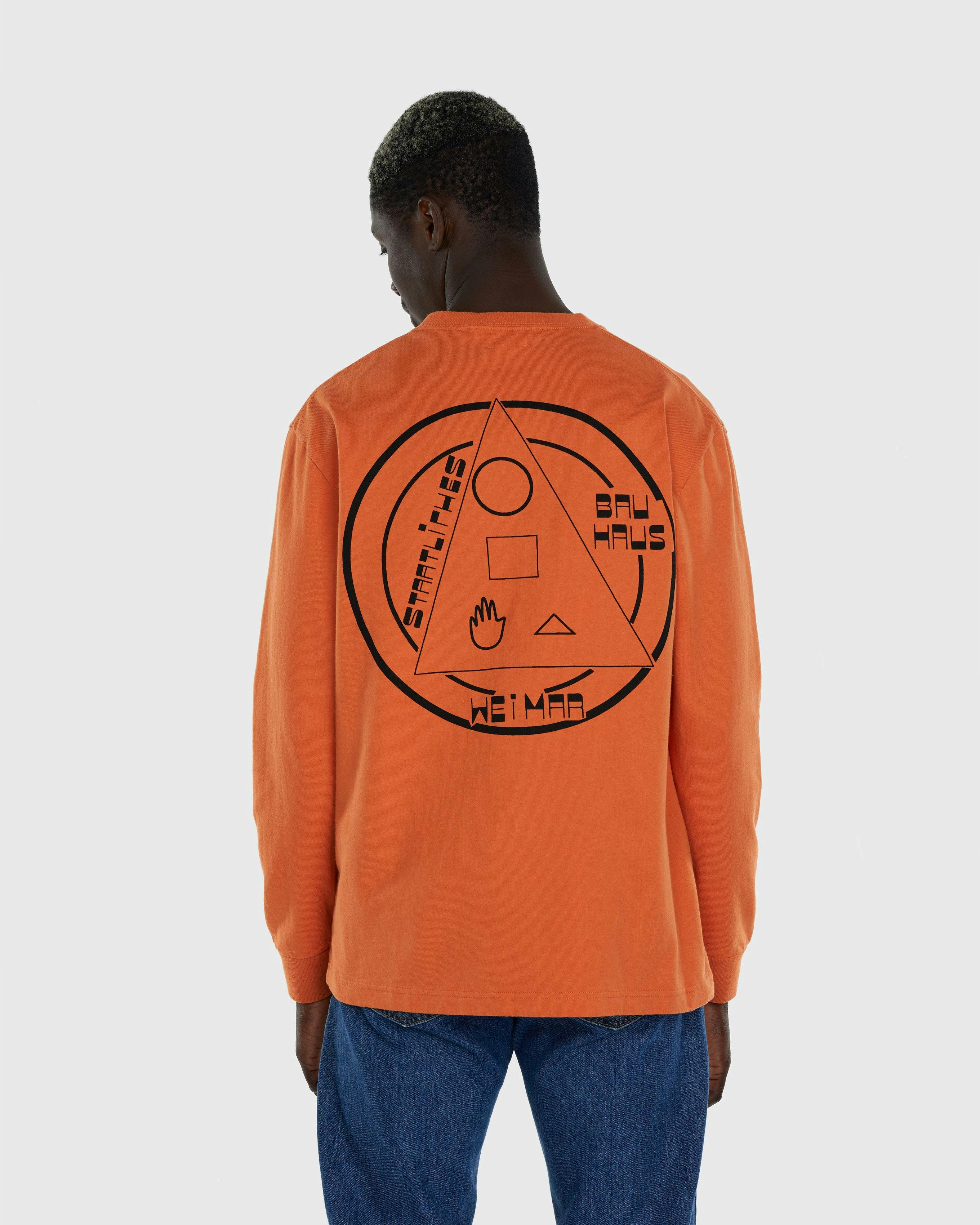 Bauhaus Archiv x Highsnobiety - Bauhaus Archives 1919 Long Sleeve Orange - Clothing - Orange - Image 4