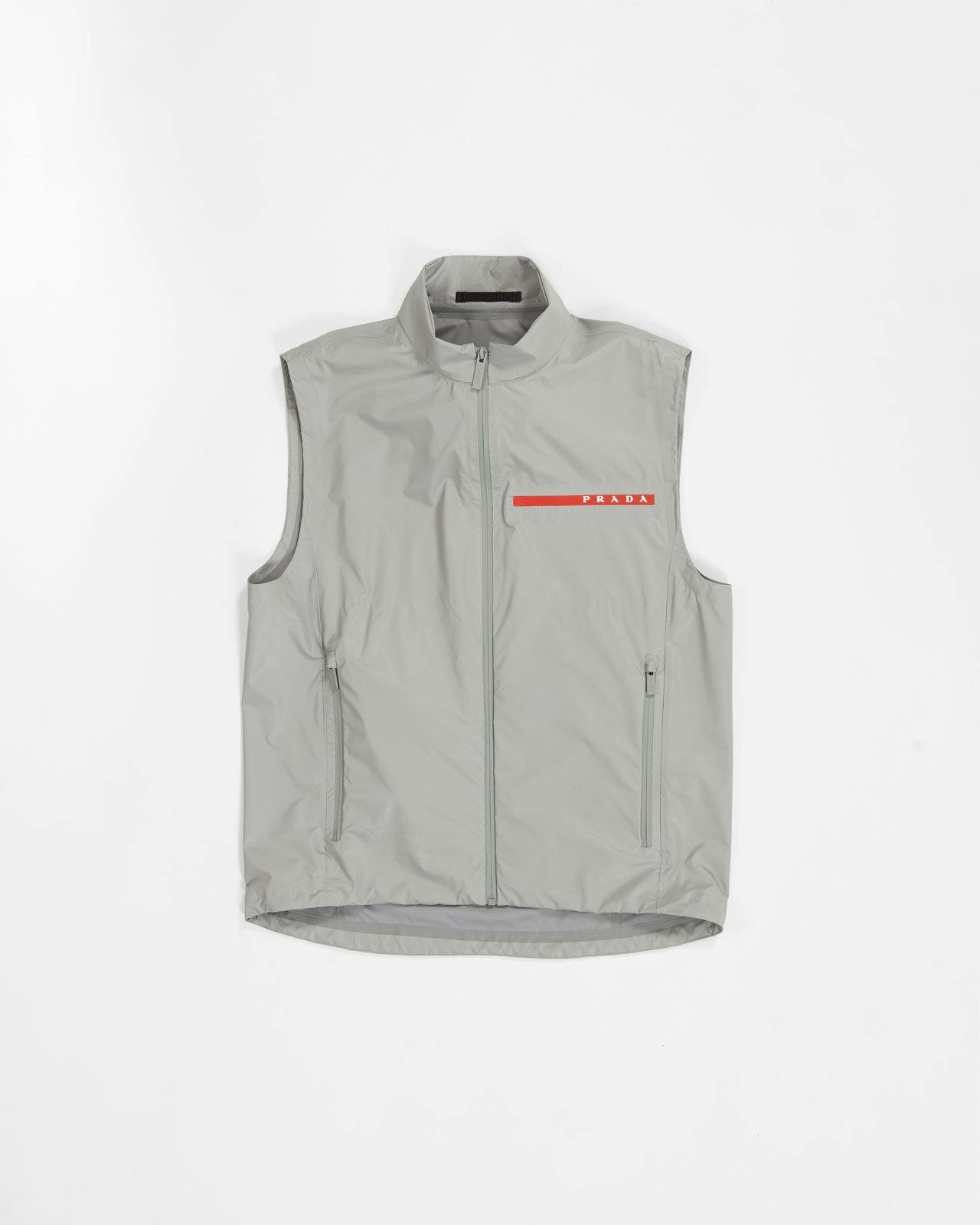 Prada - Men's Nylon Vest - Clothing - Grey - Image 1