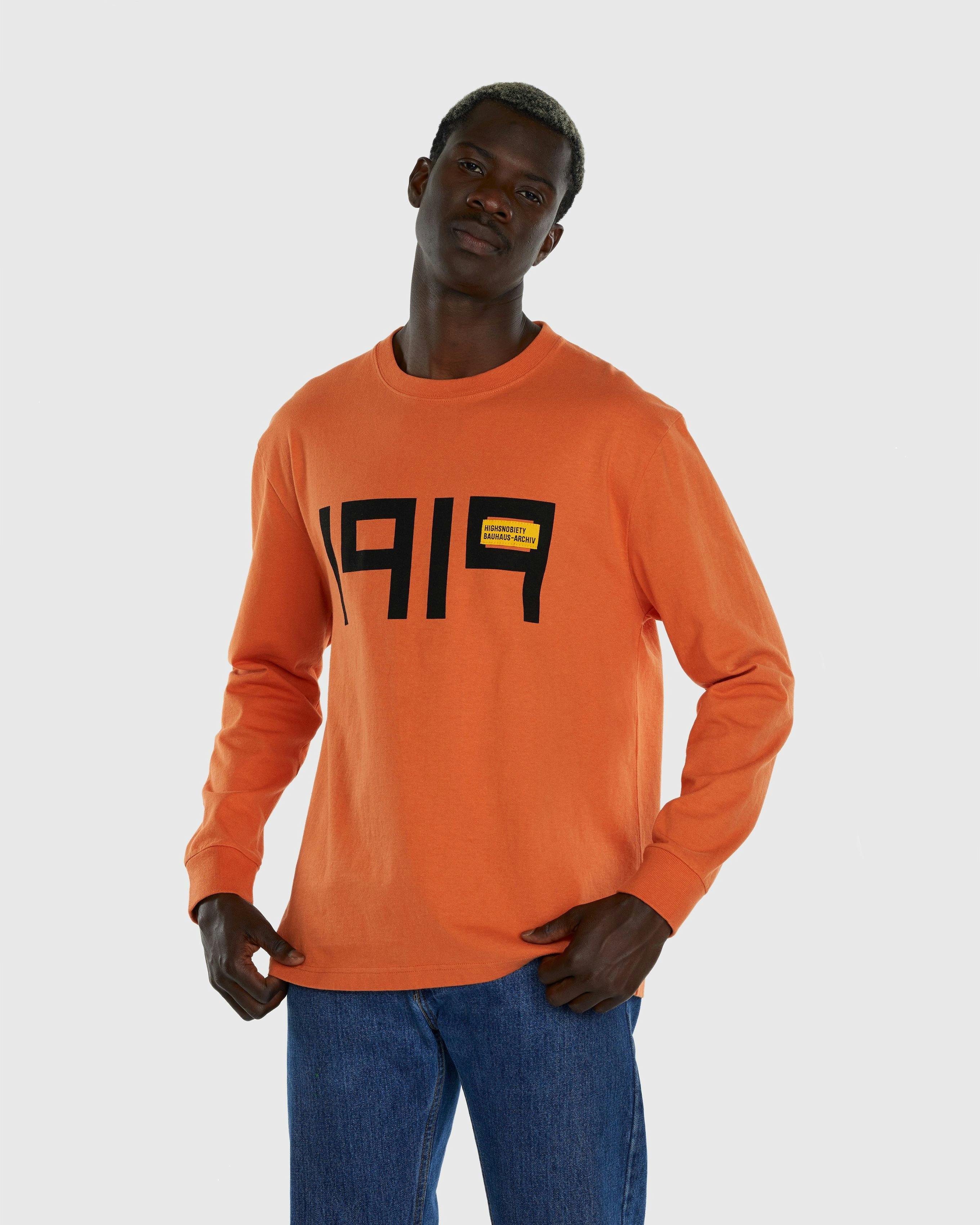 Bauhaus Archiv x Highsnobiety - Bauhaus Archives 1919 Long Sleeve Orange - Clothing - Orange - Image 5