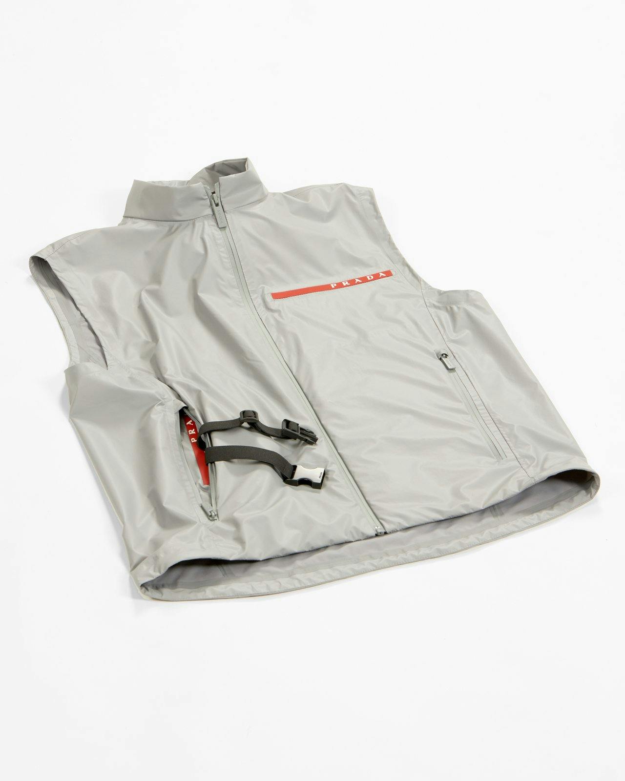 Prada - Men's Nylon Vest - Clothing - Grey - Image 2