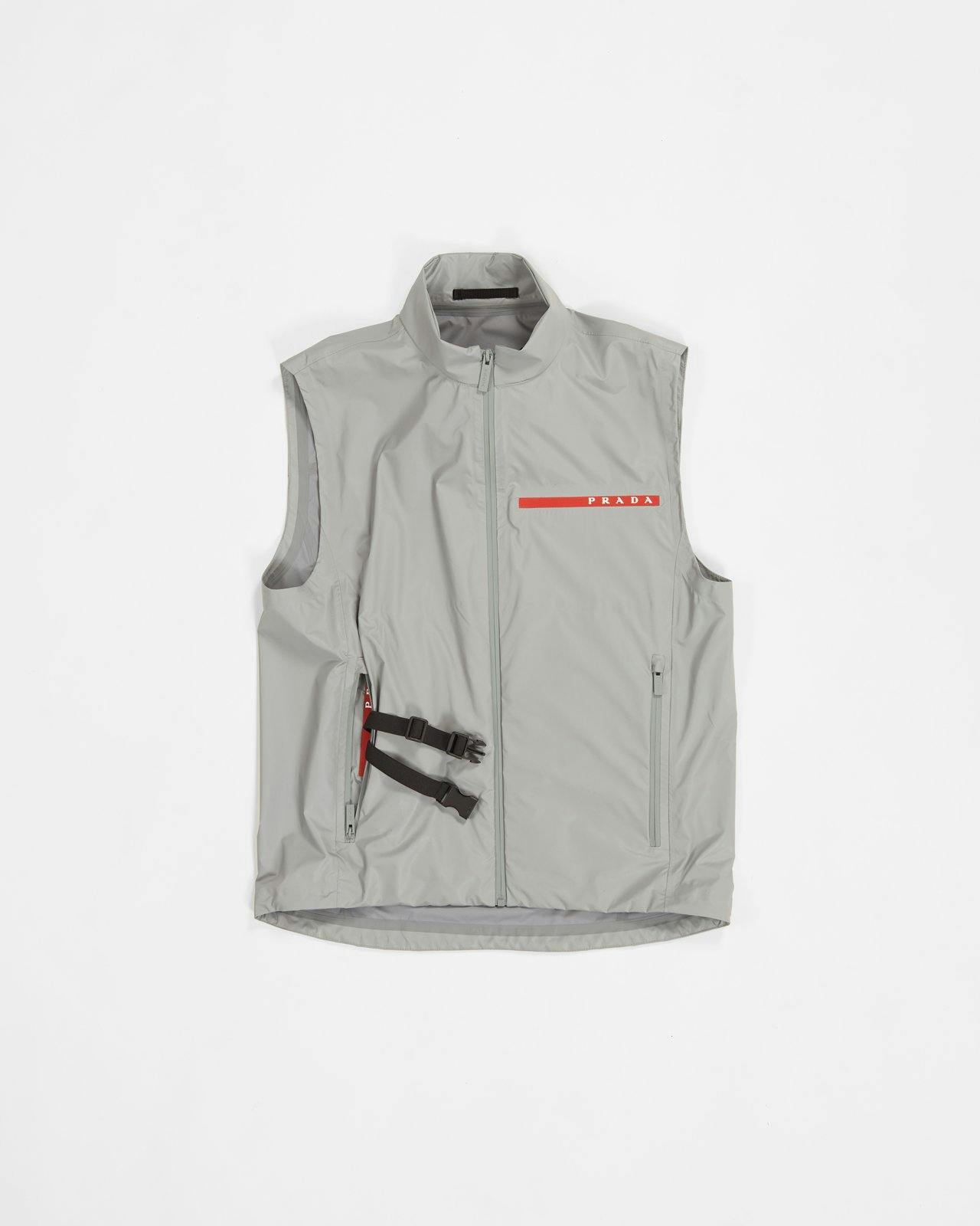 Prada - Men's Nylon Vest - Clothing - Grey - Image 3