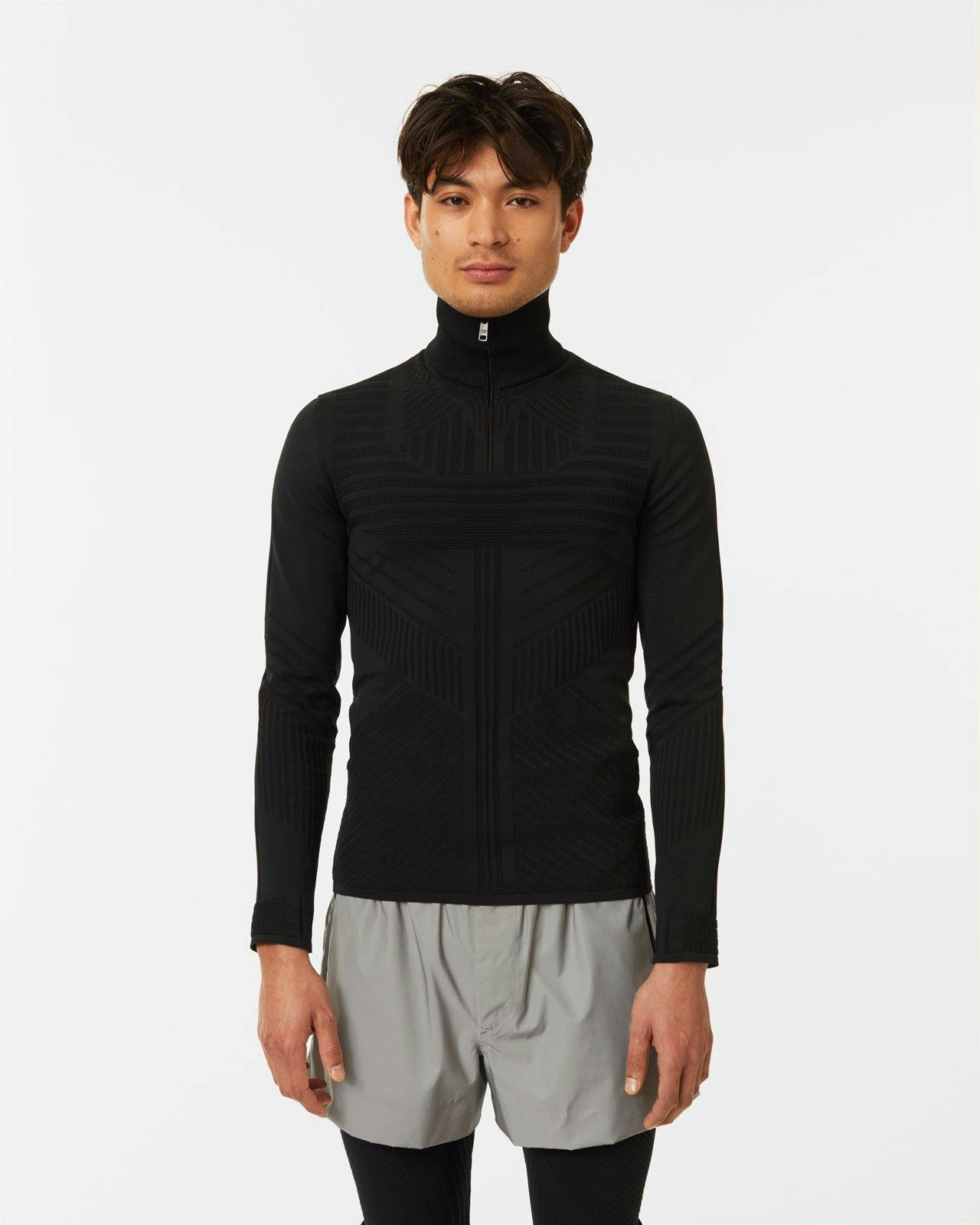 Prada - Knitted Nylon Top - Clothing - Black - Image 1