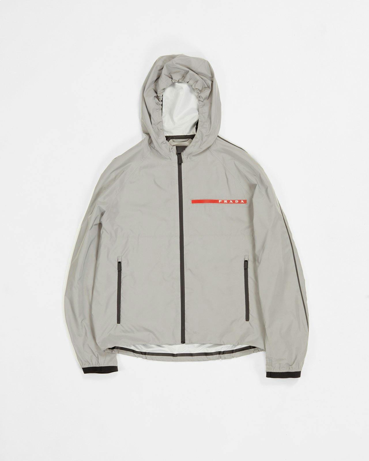 Prada - Reflective Zip Jacket - Clothing - Grey - Image 3