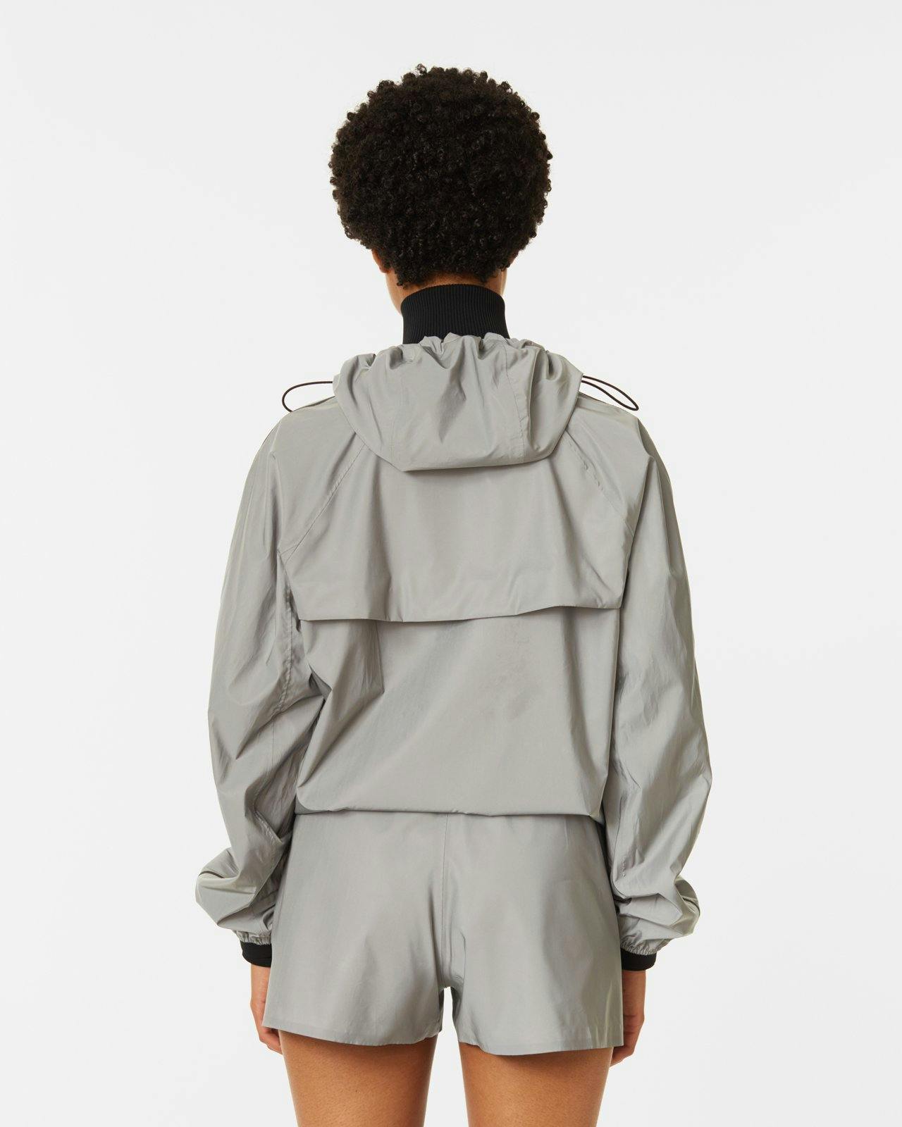 Prada - Reflective Zip Jacket Silver - Clothing - Grey - Image 3