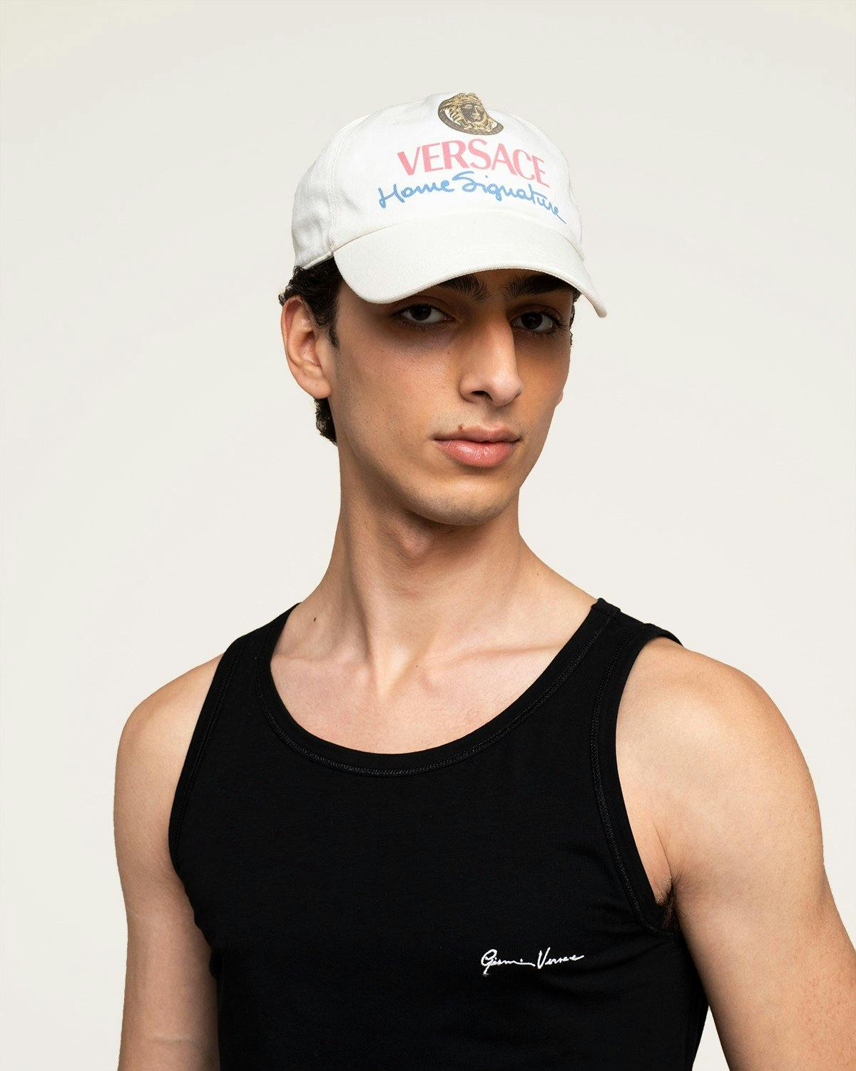 Versace - Signature Hat - Accessories - White - Image 5