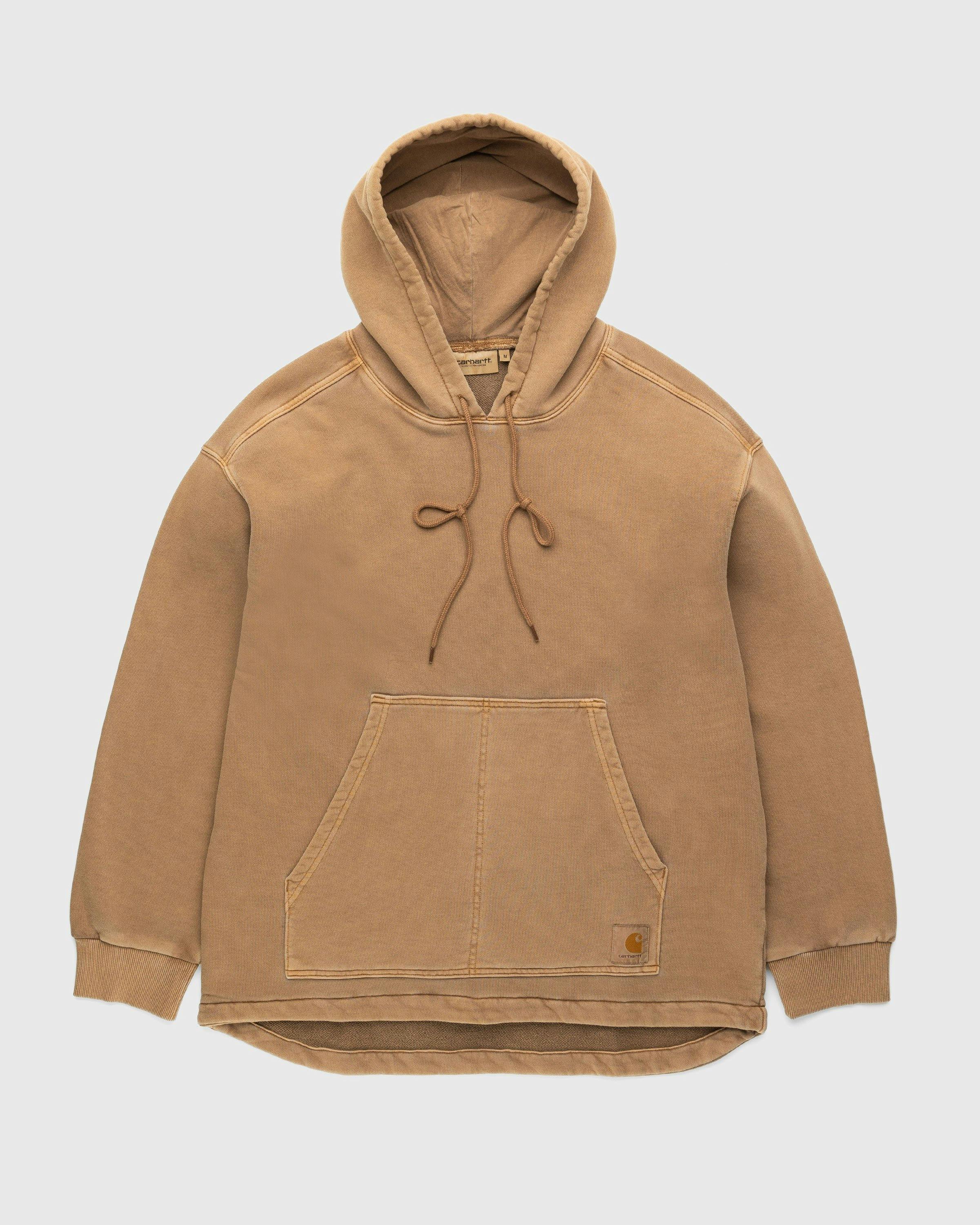 Carhartt WIP - Arling Hoodie Garment-Dyed Tamarind - Clothing - Brown - Image 1