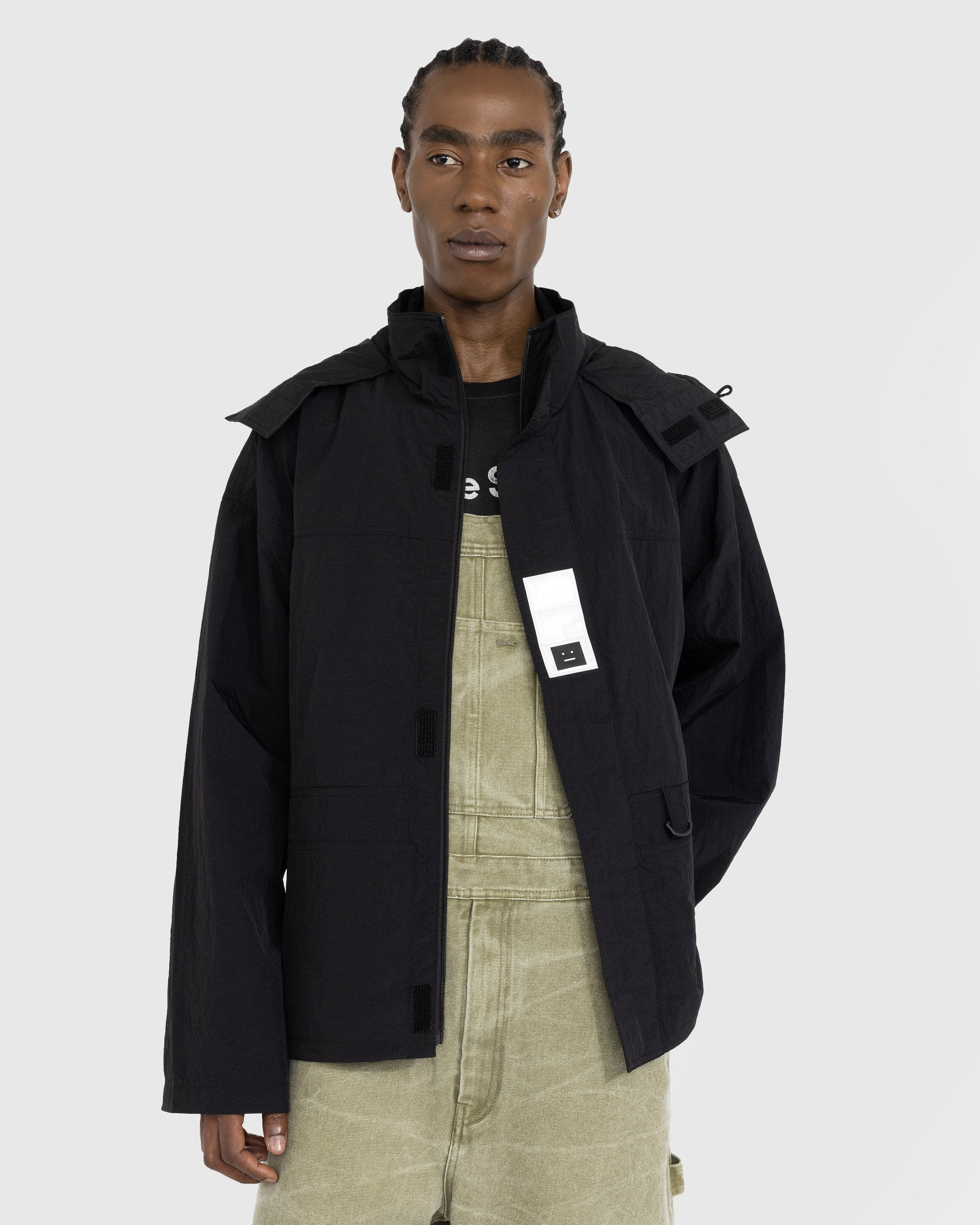 Acne Studios – Nylon Hooded Jacket Black | Highsnobiety Shop