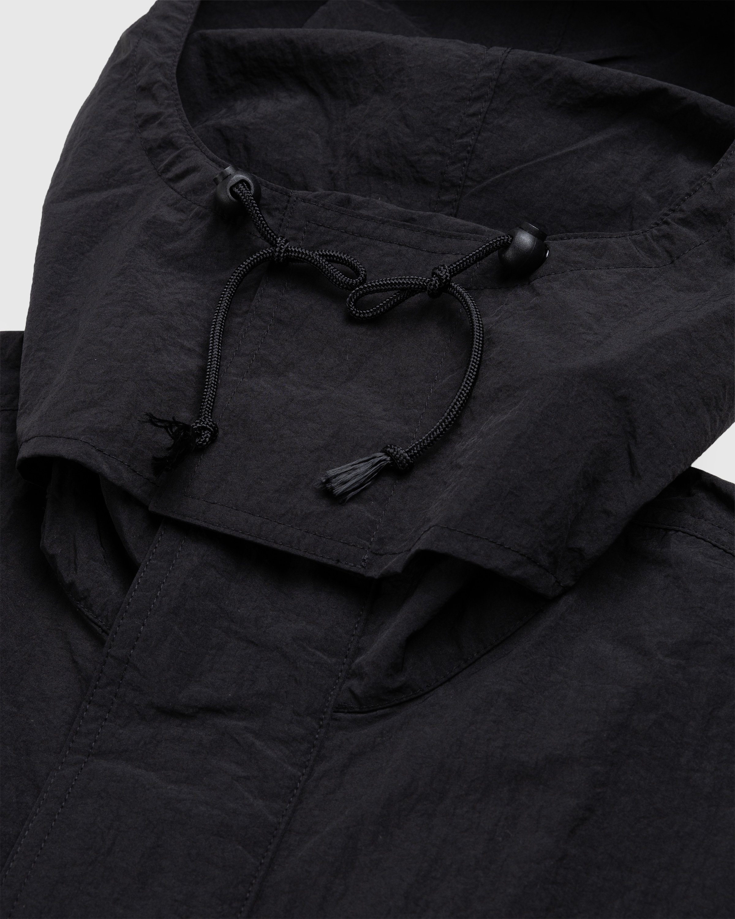 Acne Studios - Nylon Hooded Jacket Black - Clothing - Black - Image 5