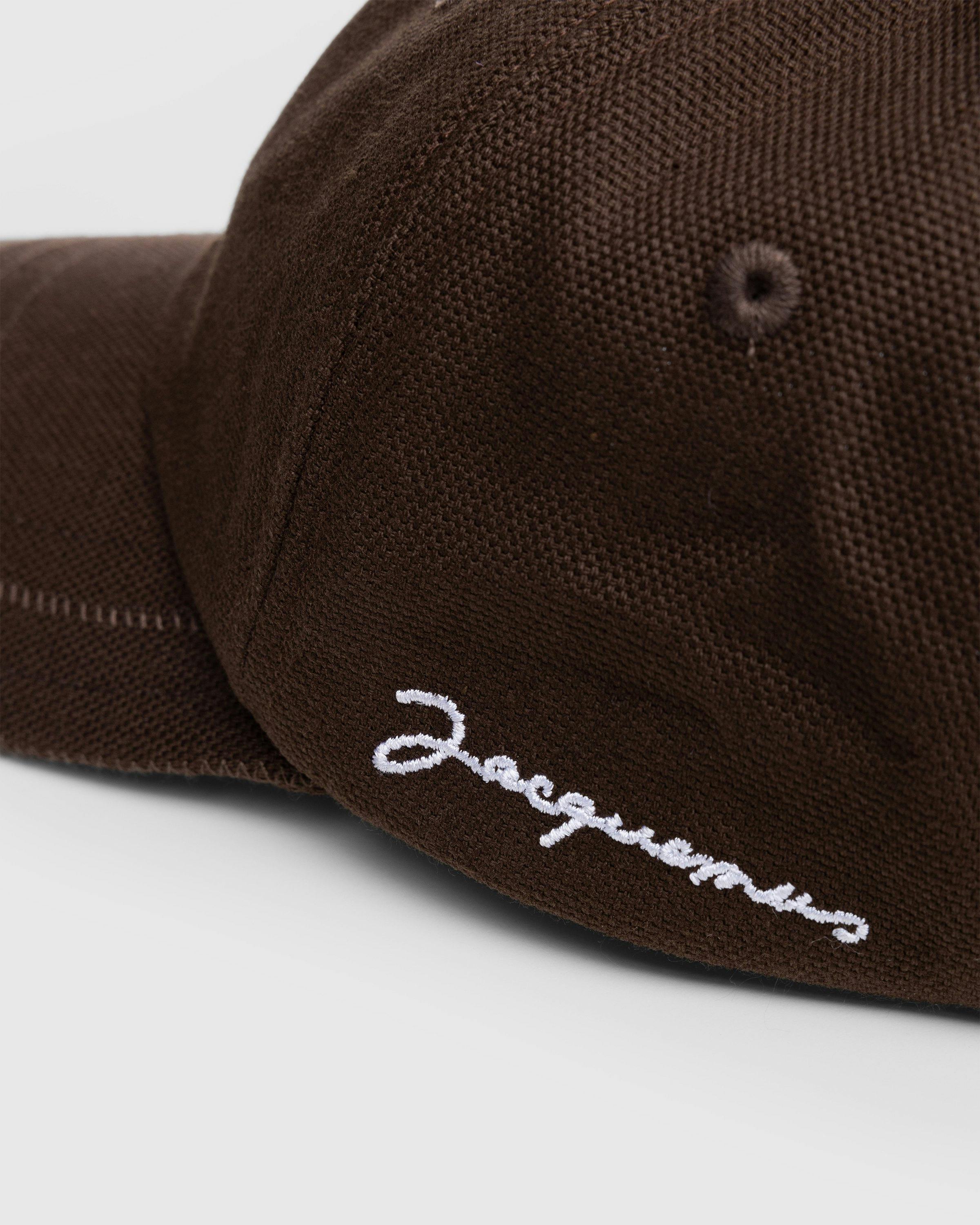 JACQUEMUS - La Casquette Jacquemus Brown - Accessories - BROWN - Image 5