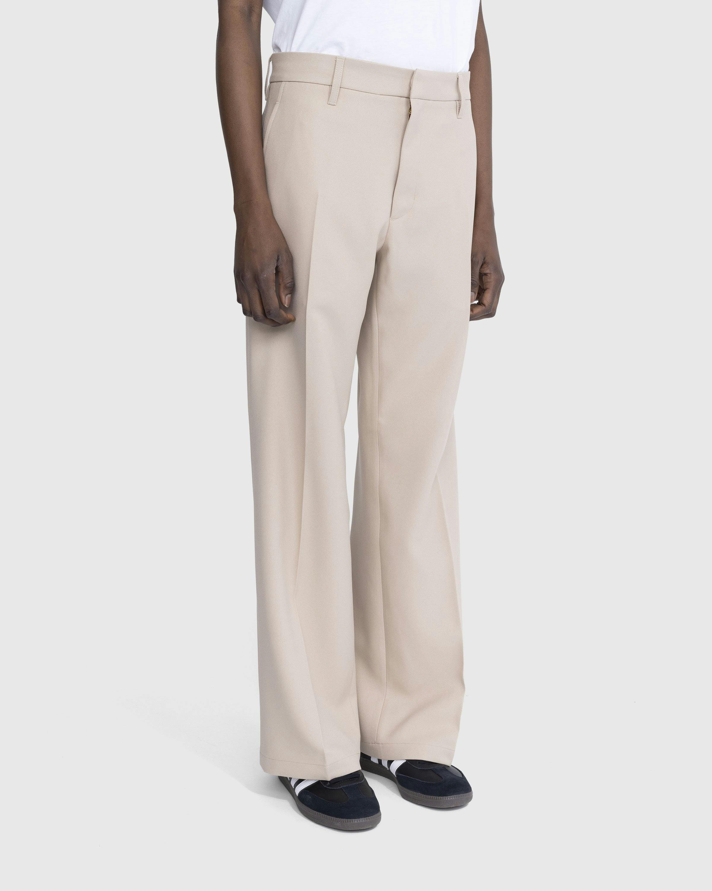 Stockholm Surfboard Club - Wide Bootcut Trousers Sand - Clothing - Beige - Image 4