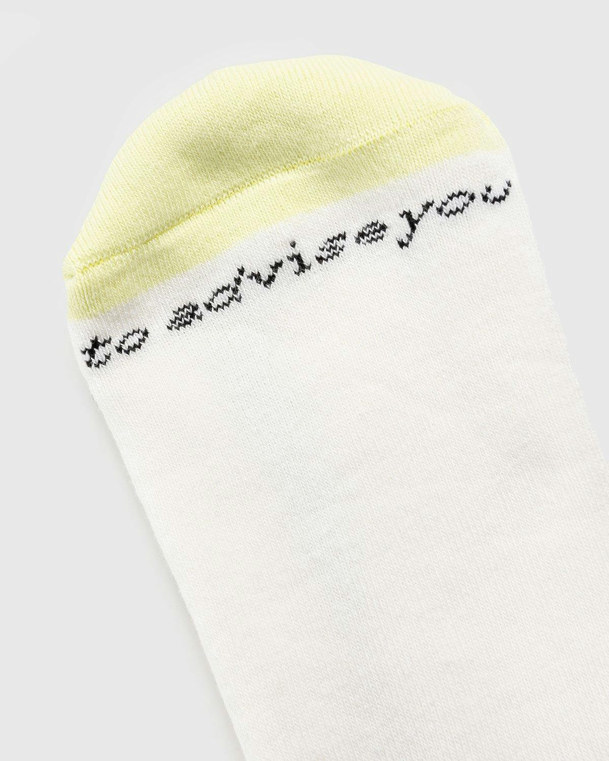 Abc. - Crew Socks Selenite/Sulfur - Accessories - White - Image 3