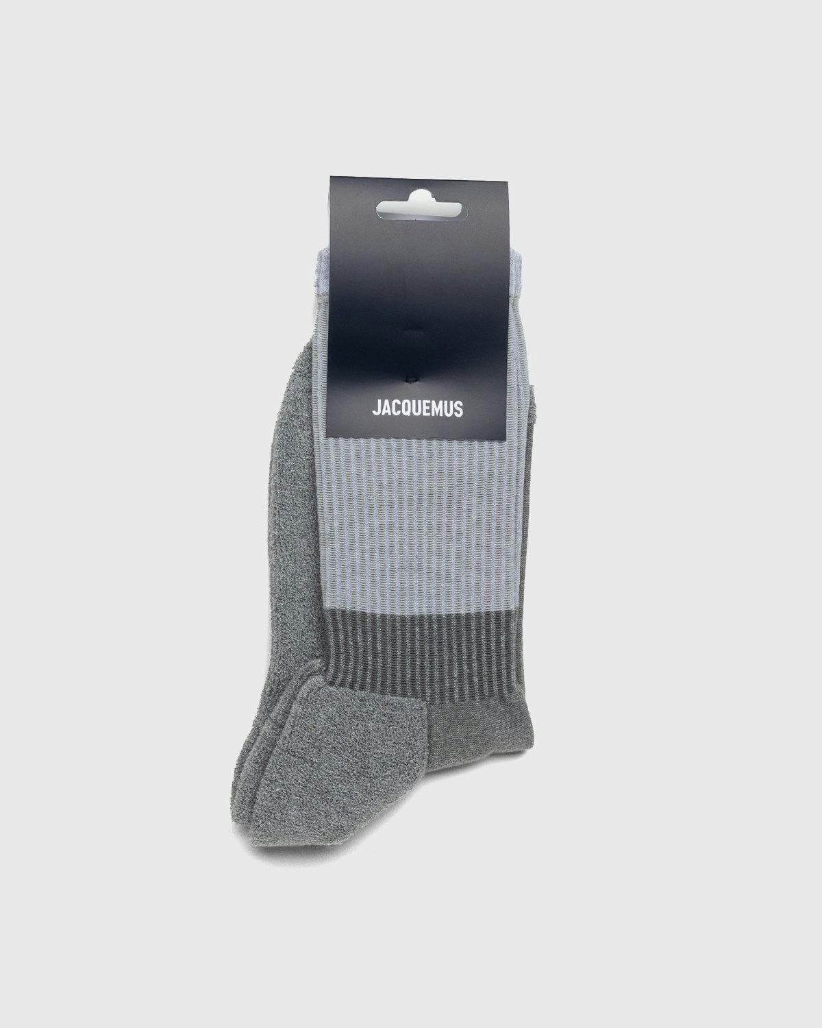 JACQUEMUS - Les Chaussette A L'Enver Grey - Accessories - Grey - Image 2