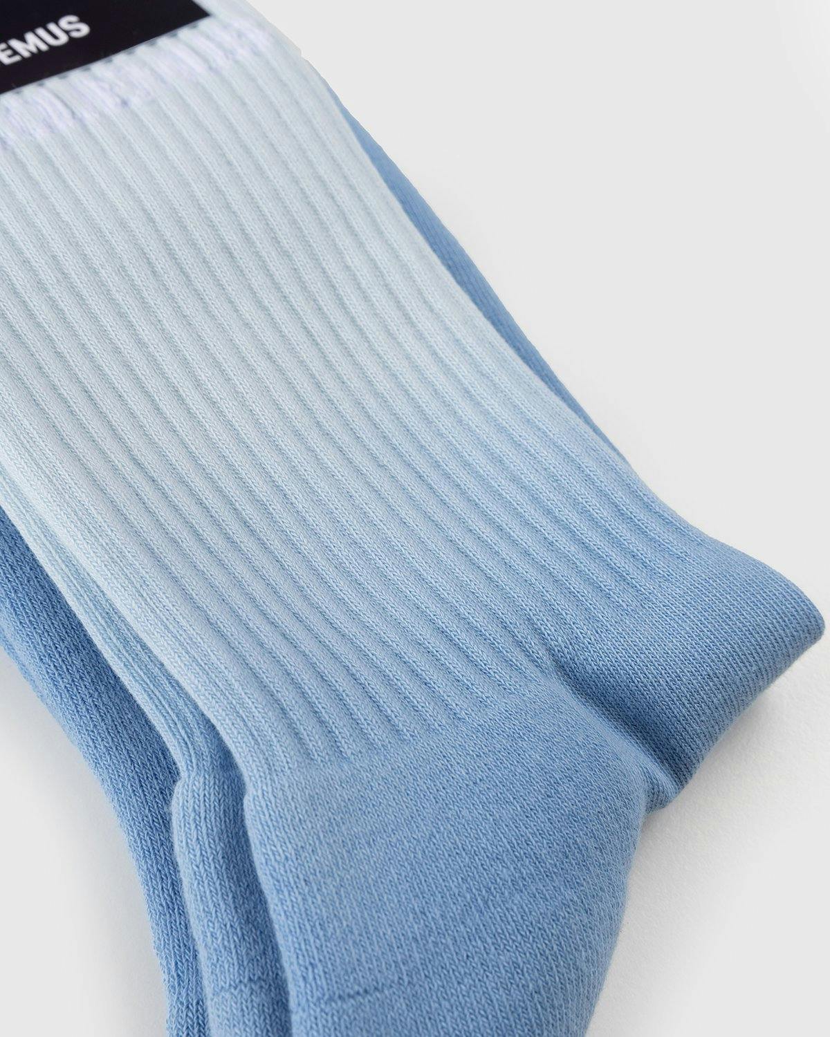 JACQUEMUS - Les Chaussettes Moisson Light Blue - Accessories - Blue - Image 3