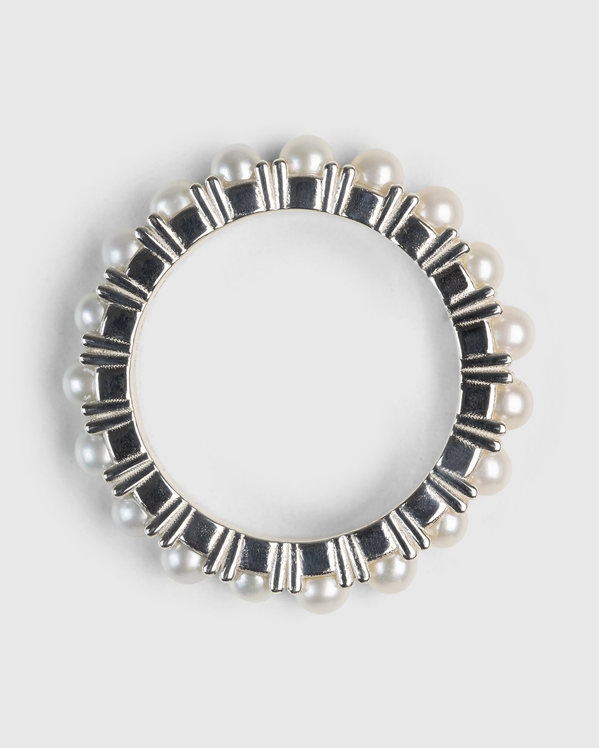 Hatton Labs - Pearl Eternity Ring White - Accessories - White - Image 2