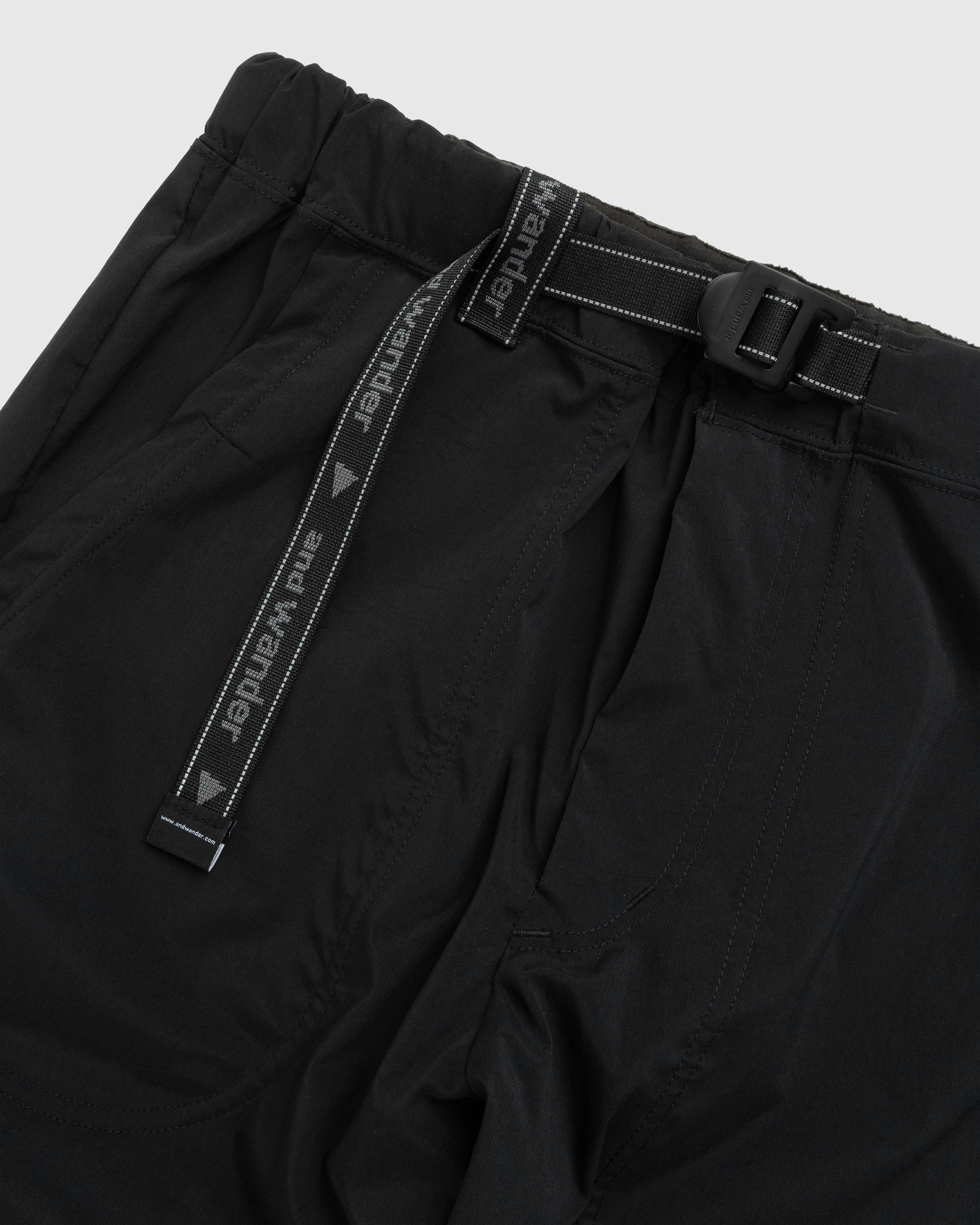 And Wander – Fleece Base Pants Black | Highsnobiety Shop