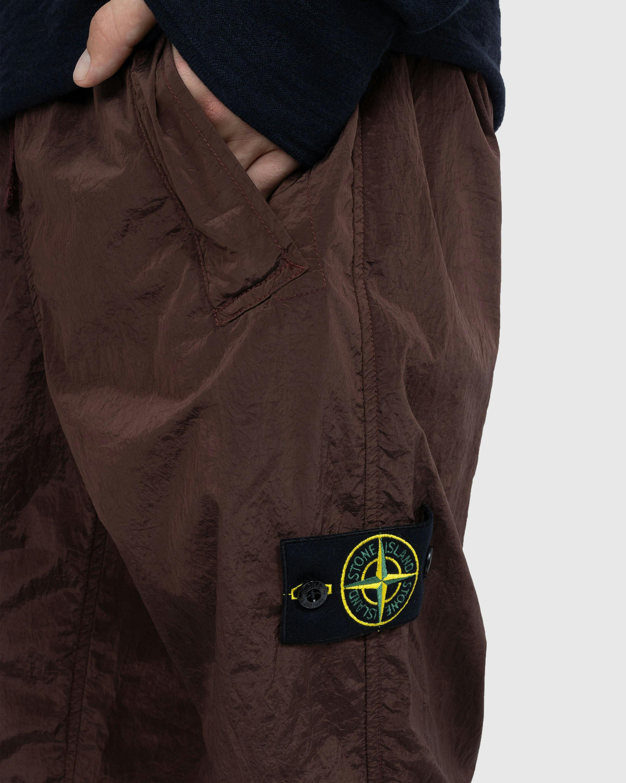 Stone Island - Nylon Metal Pants Maroon - Clothing - Brown - Image 7