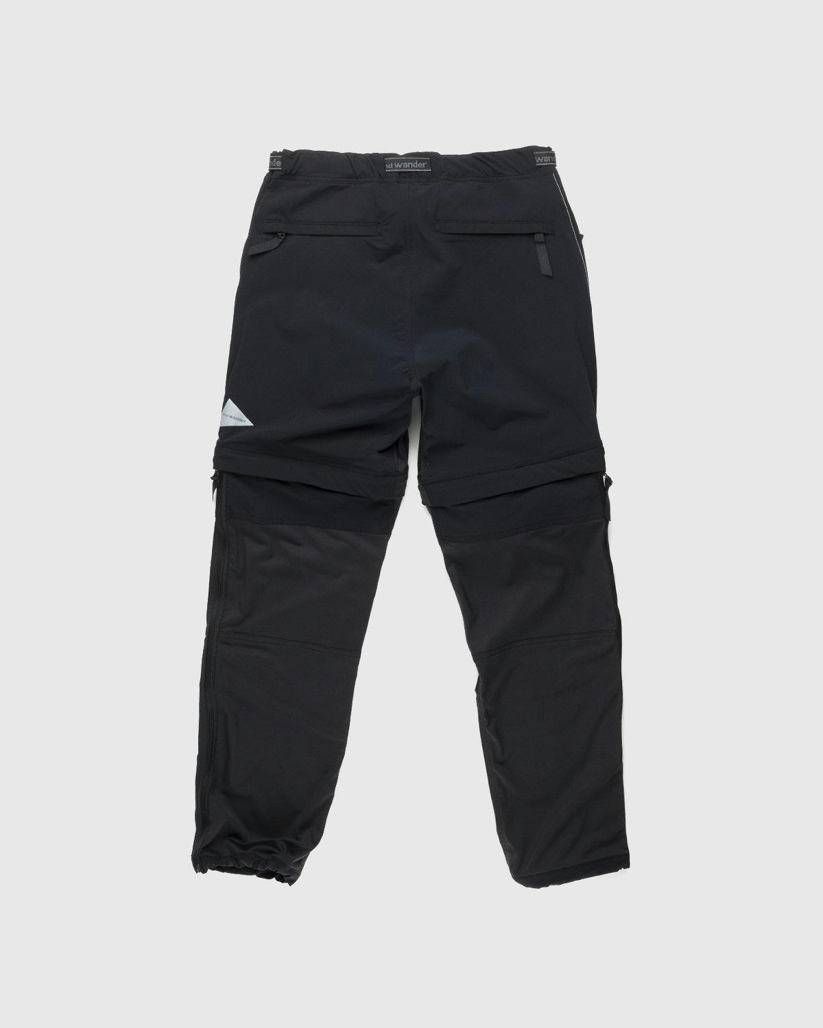 And Wander - Trek 2Way Pants Black - Clothing - Black - Image 2