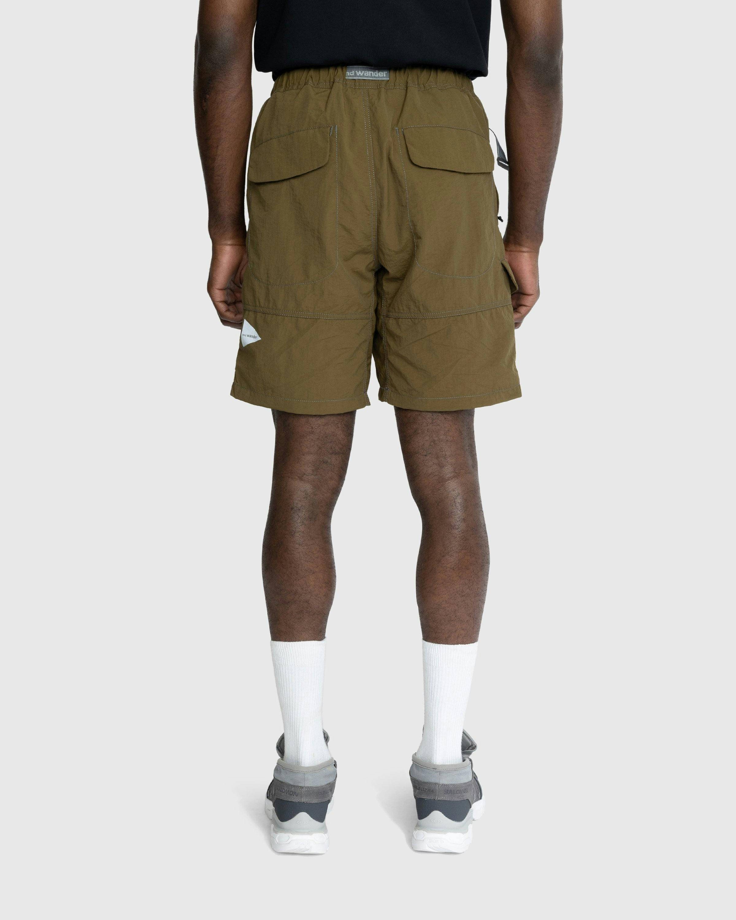 And Wander – Ny Taffeta Hiker Shorts Khaki | Highsnobiety Shop